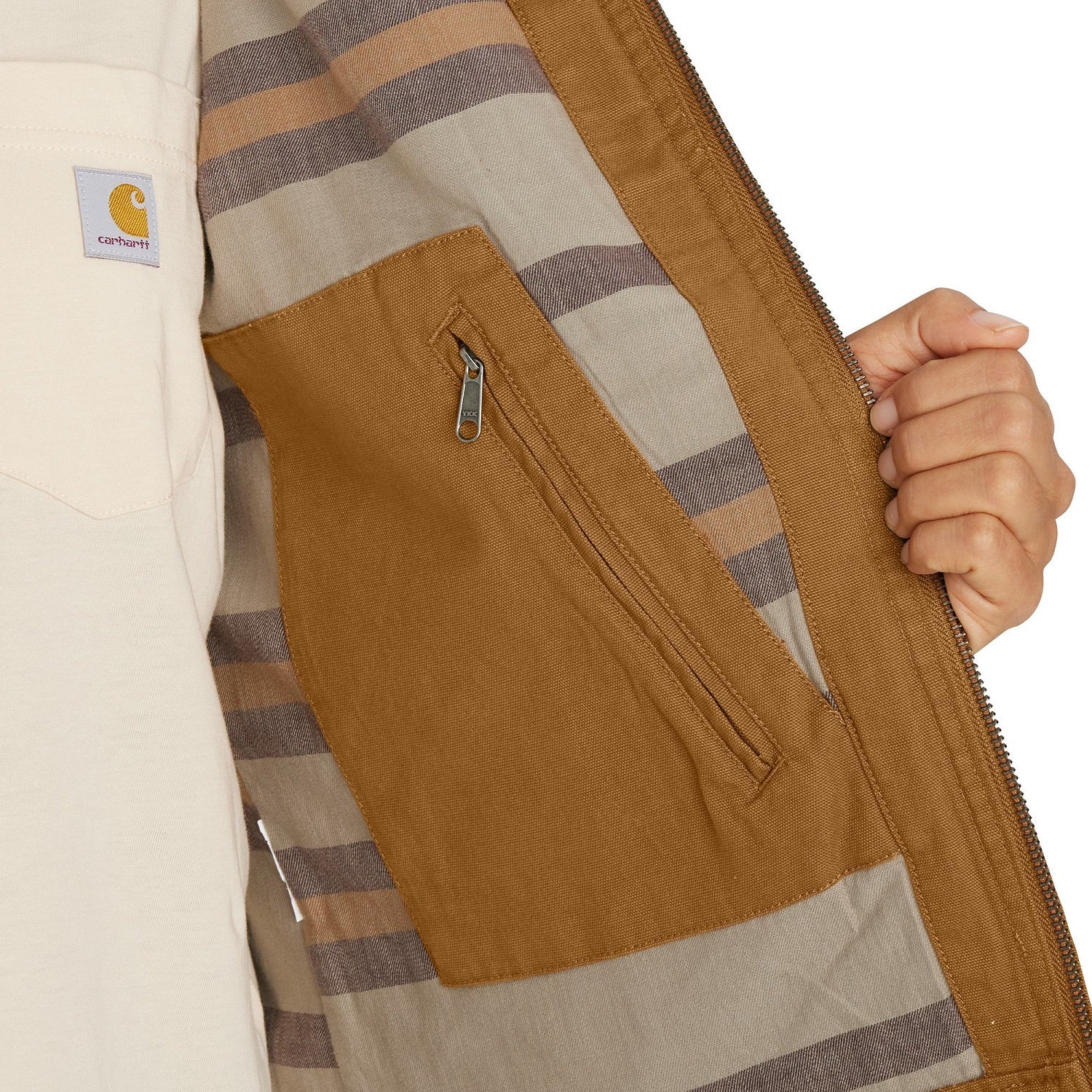 Carhartt Women's Re-Engineered Rugged Flex® Loose Fit Canvas Detroit Jacket - Image 5