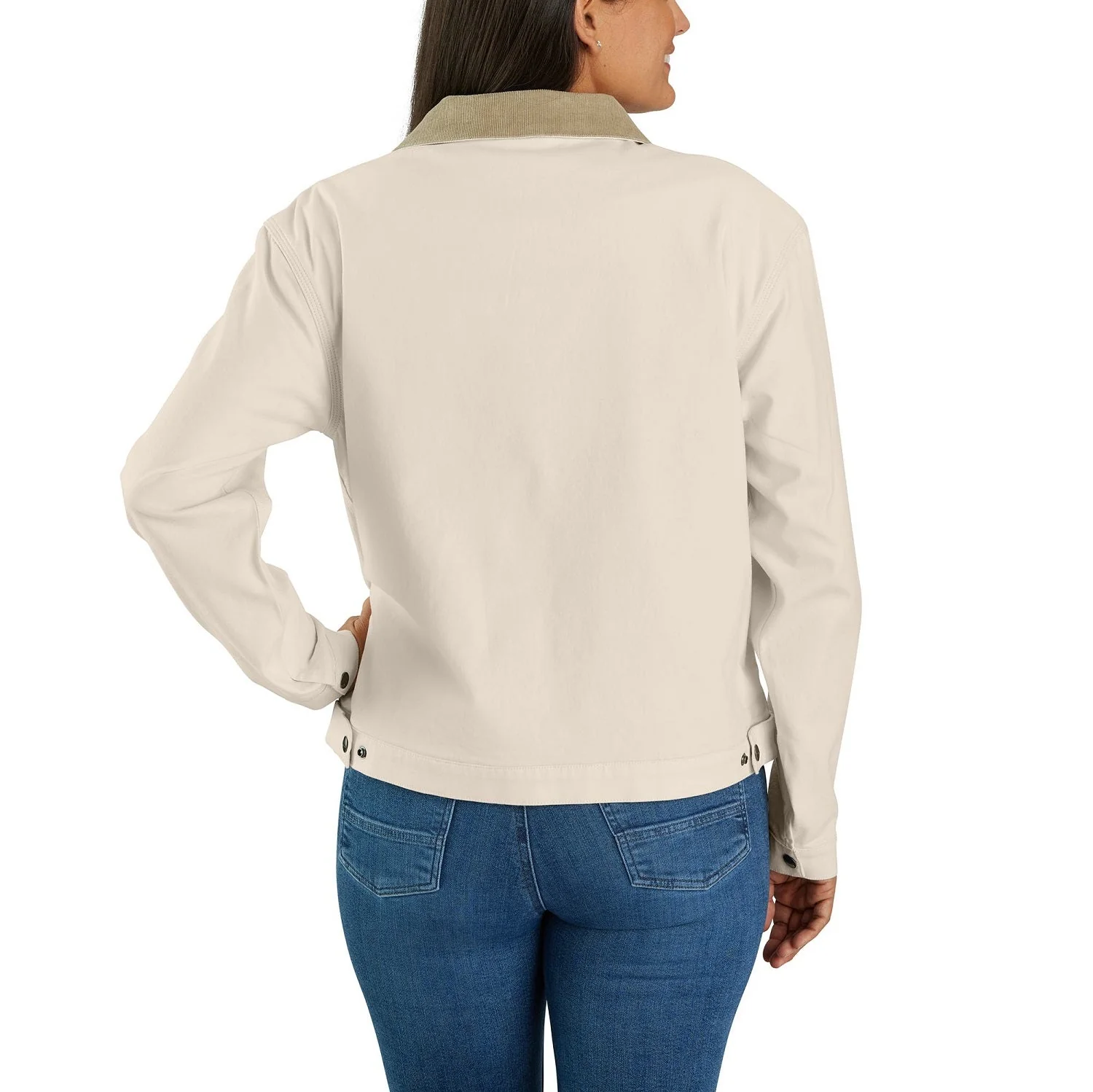 Carhartt Women's Re-Engineered Rugged Flex® Loose Fit Canvas Detroit Jacket - Image 9