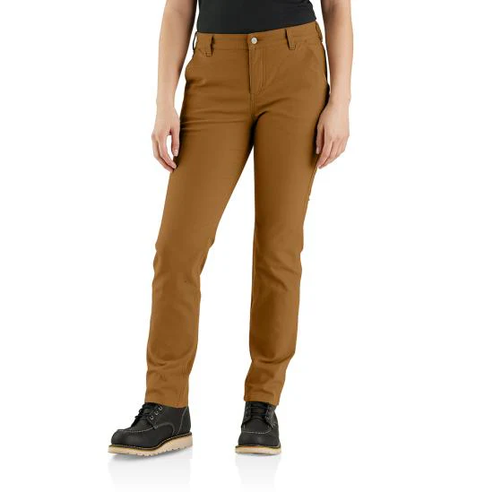 Carhartt Women's Rugged Flex® Relaxed Fit Canvas Work Pant - Image 2