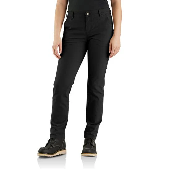 Carhartt Women's Rugged Flex® Relaxed Fit Canvas Work Pant - Image 3