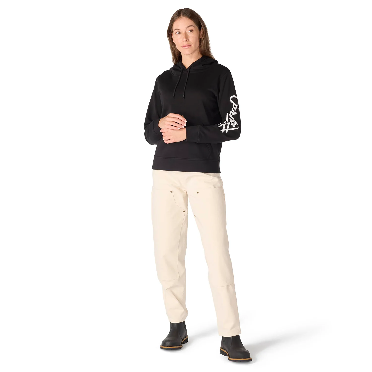 Carhartt Women's Sawyer Script Logo Sweatshirt - Image 14