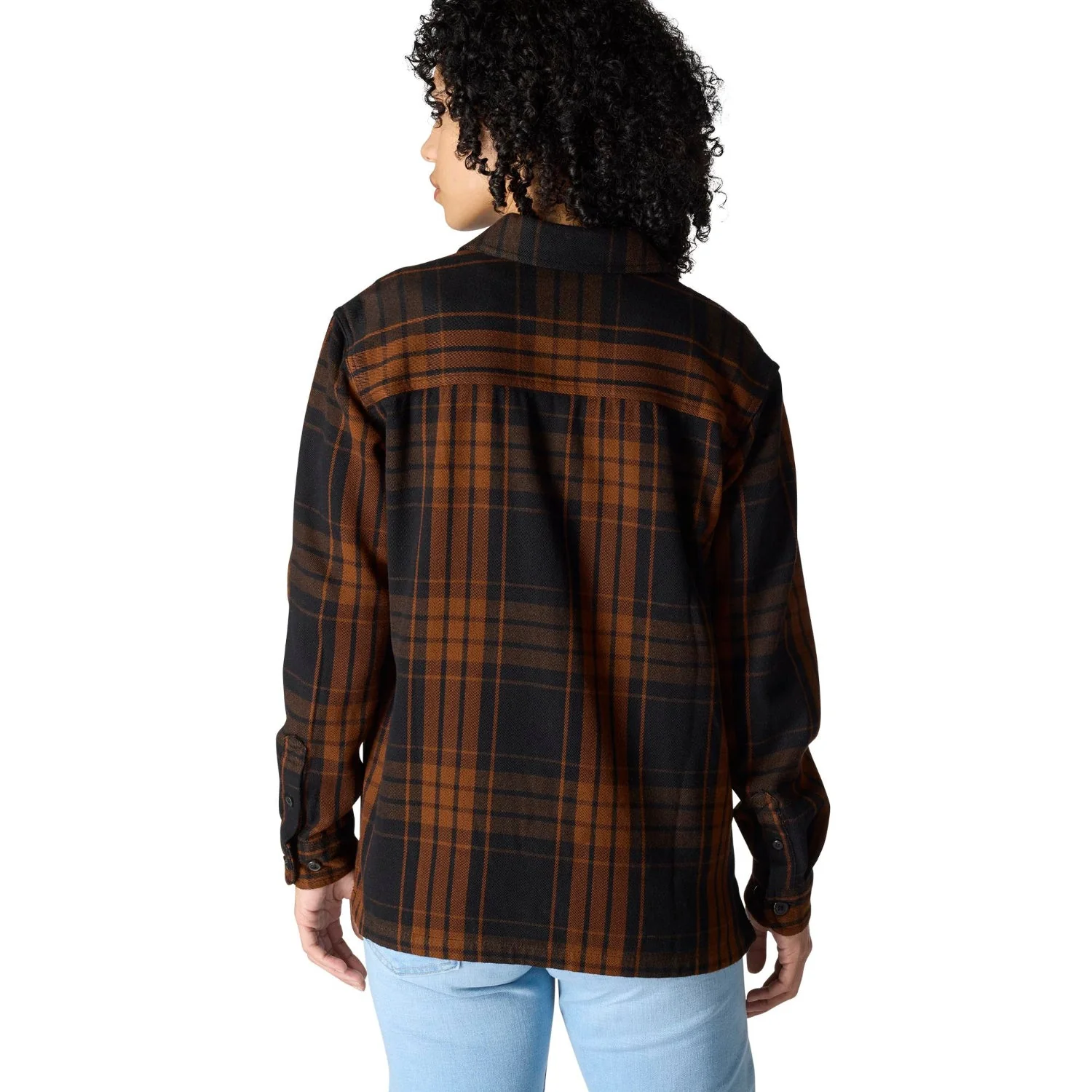 Carhartt Women's TENCELâ„¢ Loose Fit Twill Plaid Long Sleeve Work Shirt - Image 17