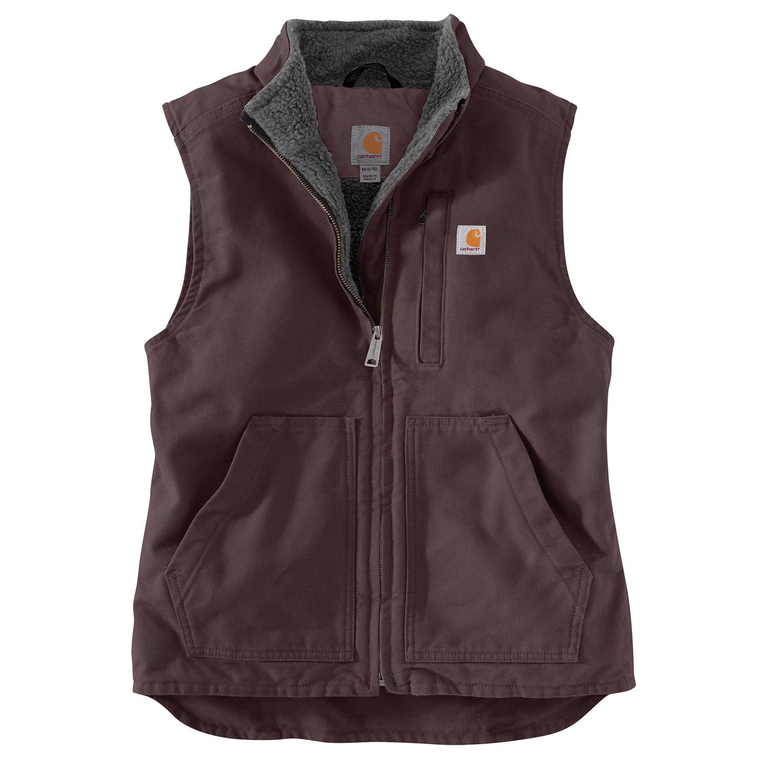 Carhartt Women's Washed Duck Mock Neck Vest - Image 6