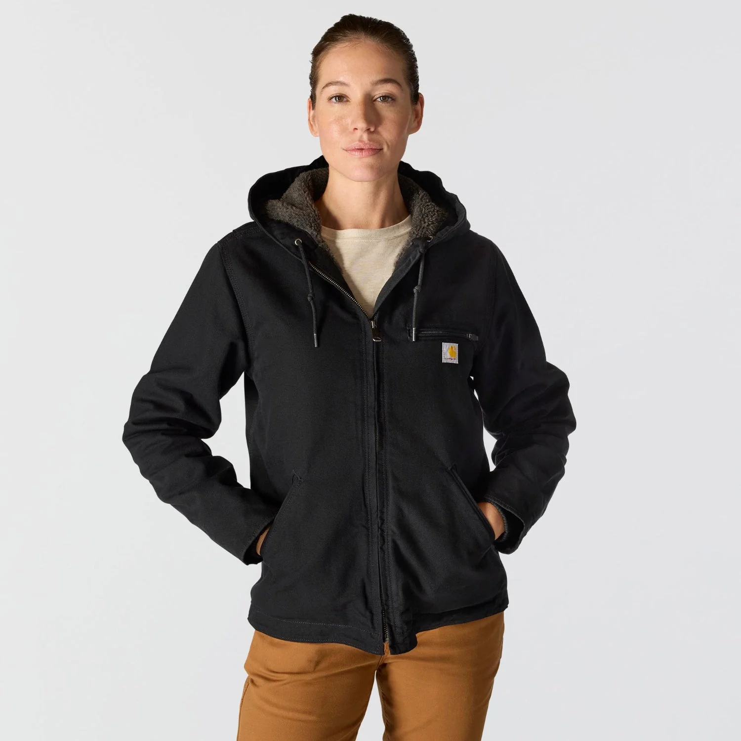 Carhartt Women's Washed Duck Sherpa Jacket