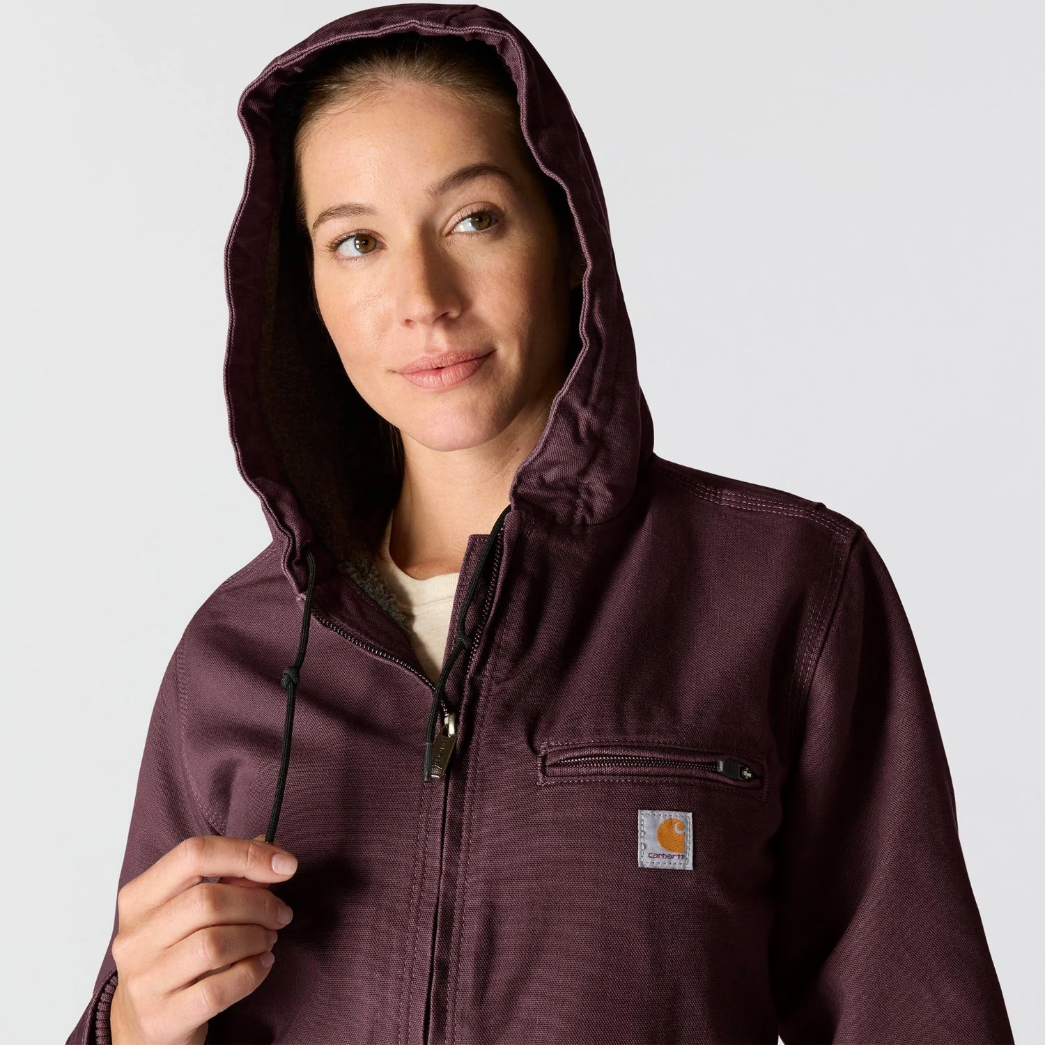 Carhartt Women's Washed Duck Sherpa Jacket - Image 27