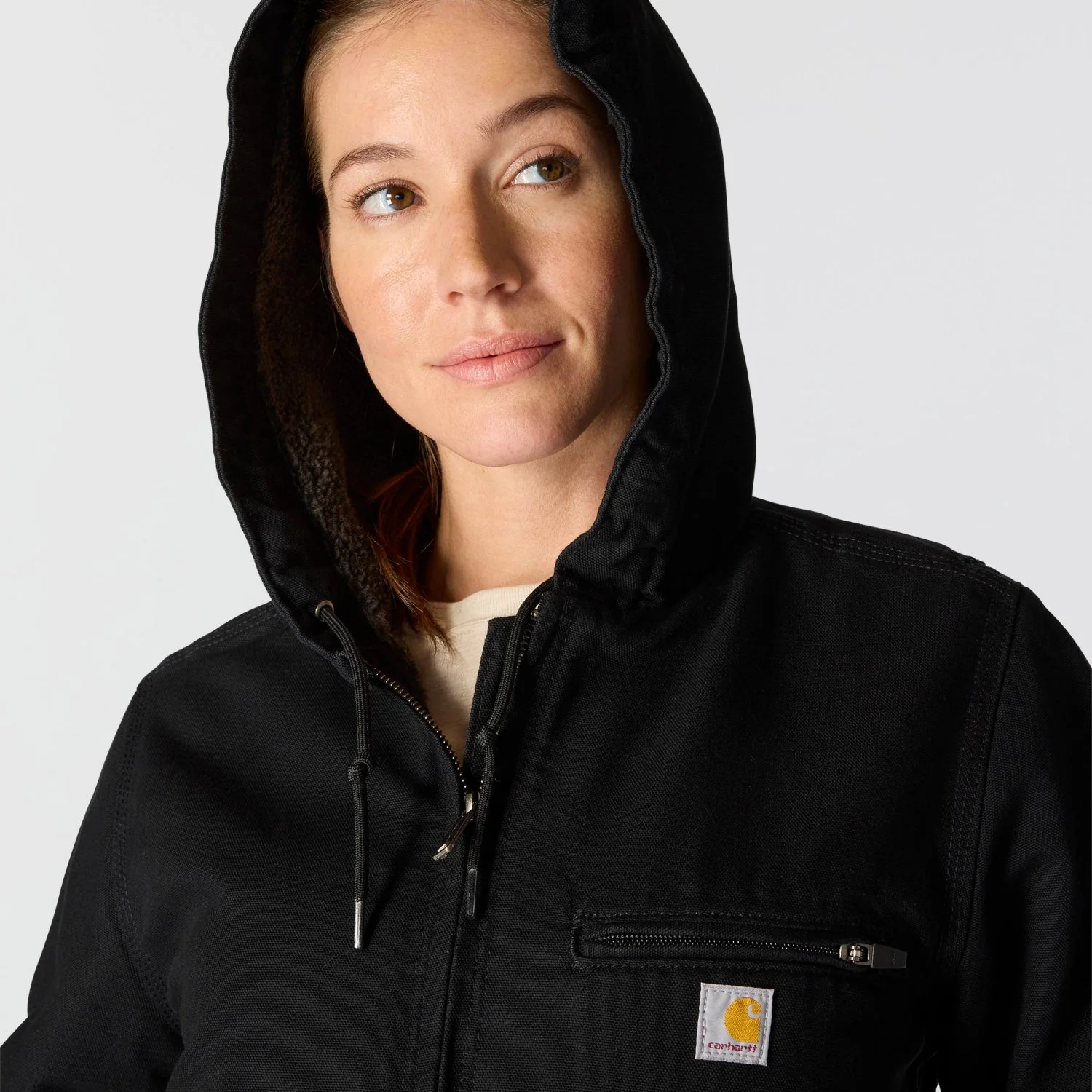 Carhartt Women's Washed Duck Sherpa Jacket - Image 7