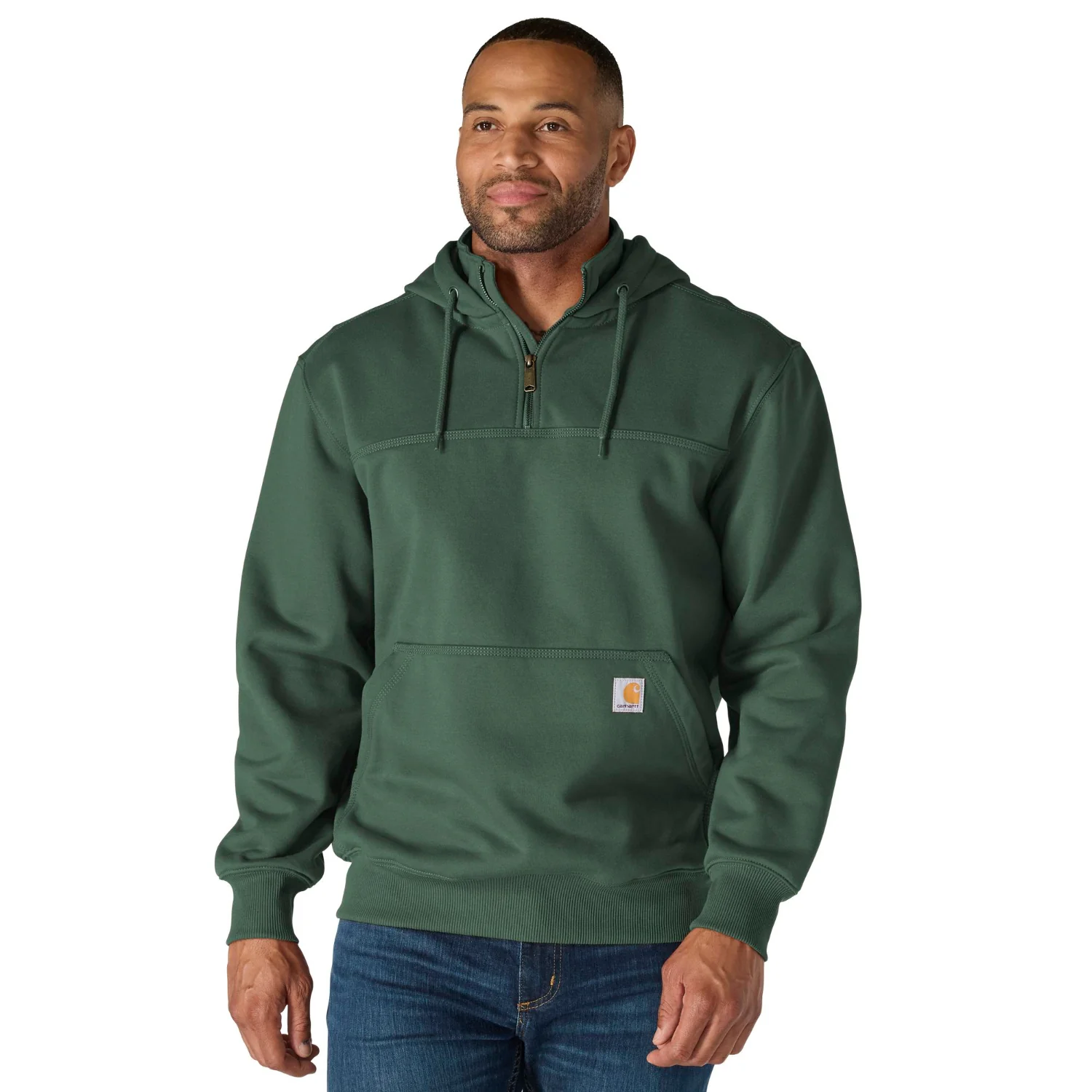 Carhartt Men's Rain Defender® Loose Fit Heavyweight Quarter-Zip Sweatshirt - Image 12