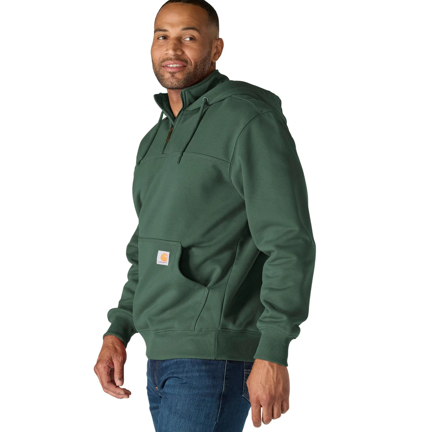 Carhartt Men's Rain Defender® Loose Fit Heavyweight Quarter-Zip Sweatshirt - Image 17