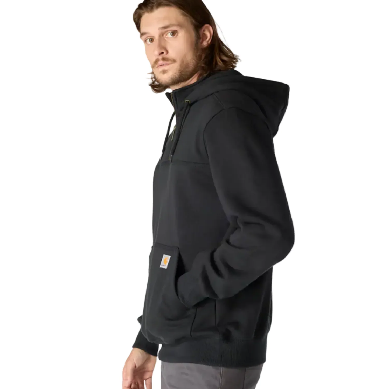 Carhartt Men's Rain Defender® Loose Fit Heavyweight Quarter-Zip Sweatshirt - Image 2