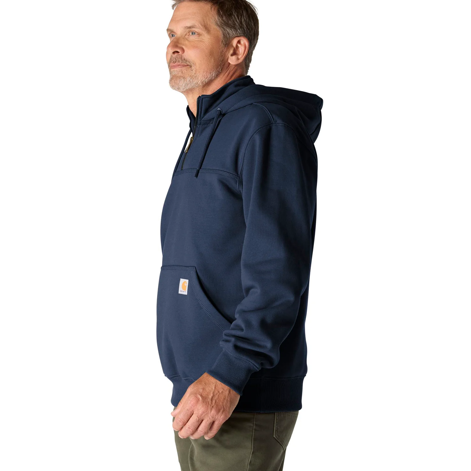 Carhartt Men's Rain Defender® Loose Fit Heavyweight Quarter-Zip Sweatshirt - Image 7