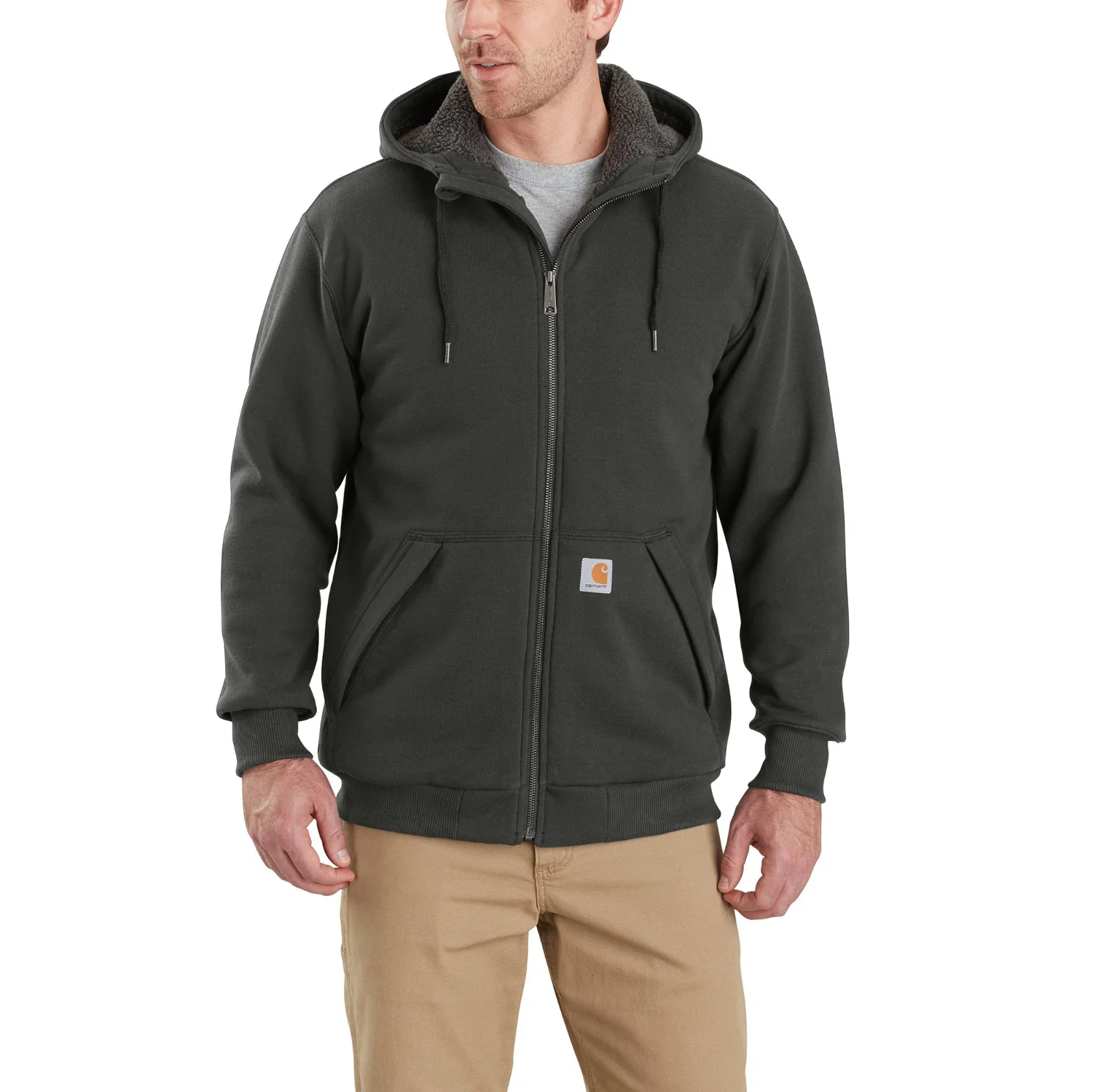 Carhartt Men's Rockland Sherpa-Lined Hoodie - Image 3