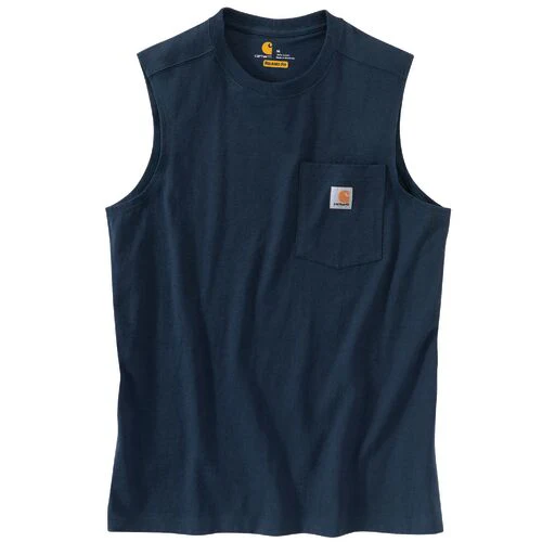 Carhartt Men's Relaxed Fit Sleeveless Pocket Tee - Image 3