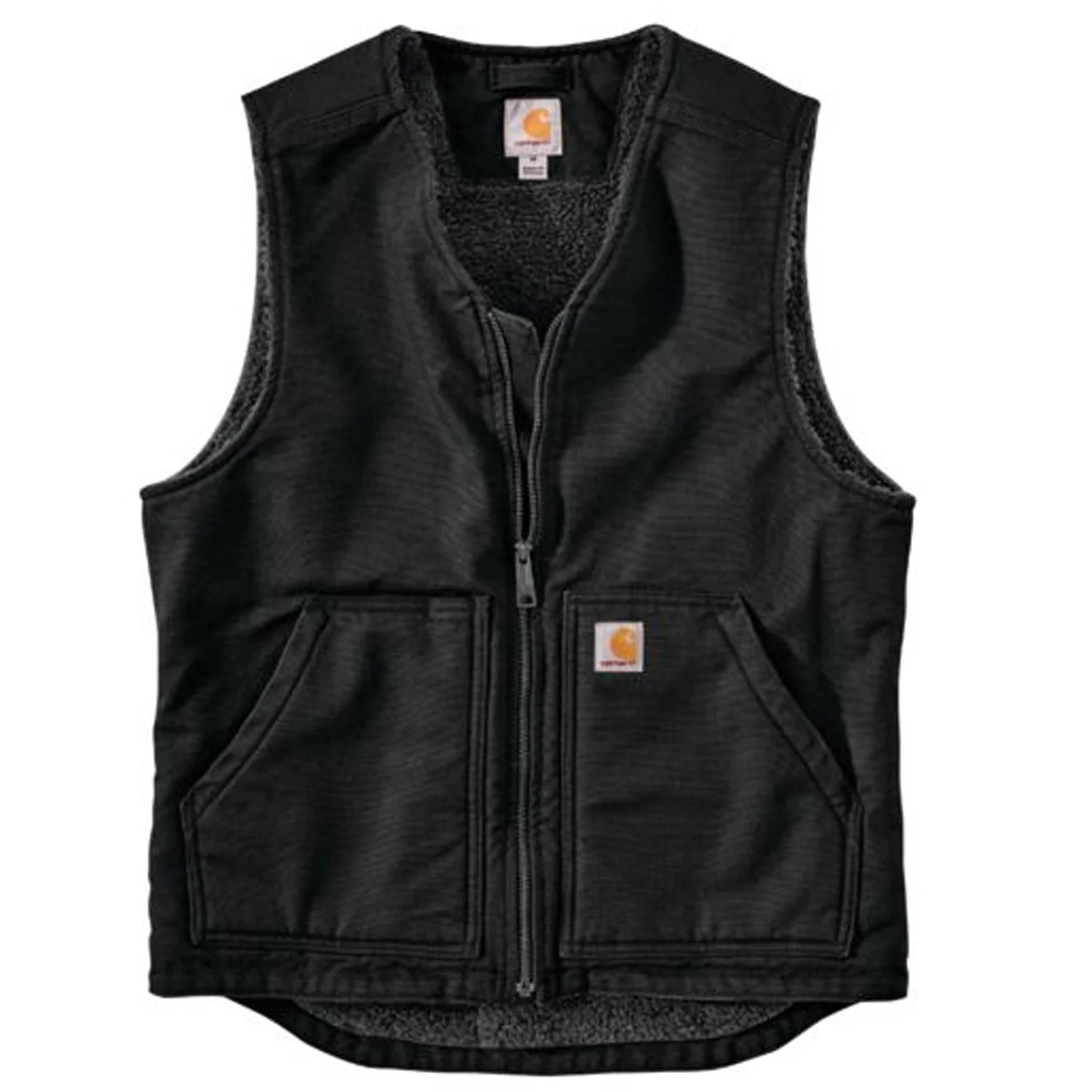 Carhartt Men's Washed Duck Sherpa Lined Vest - Image 2
