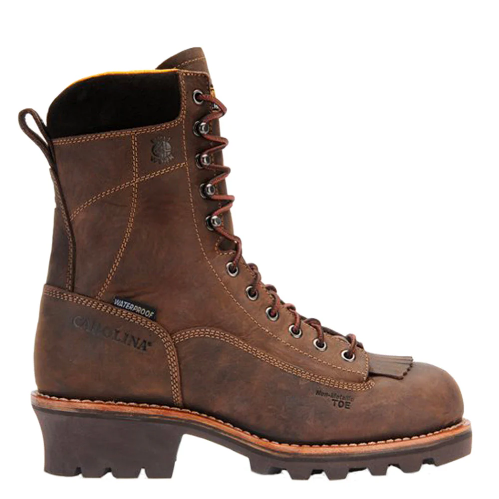 Carolina Men's Birch Waterproof 8" Logger Boot
