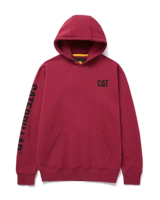 CAT Men's Banner Logo Hooded Sweatshirt - Image 6
