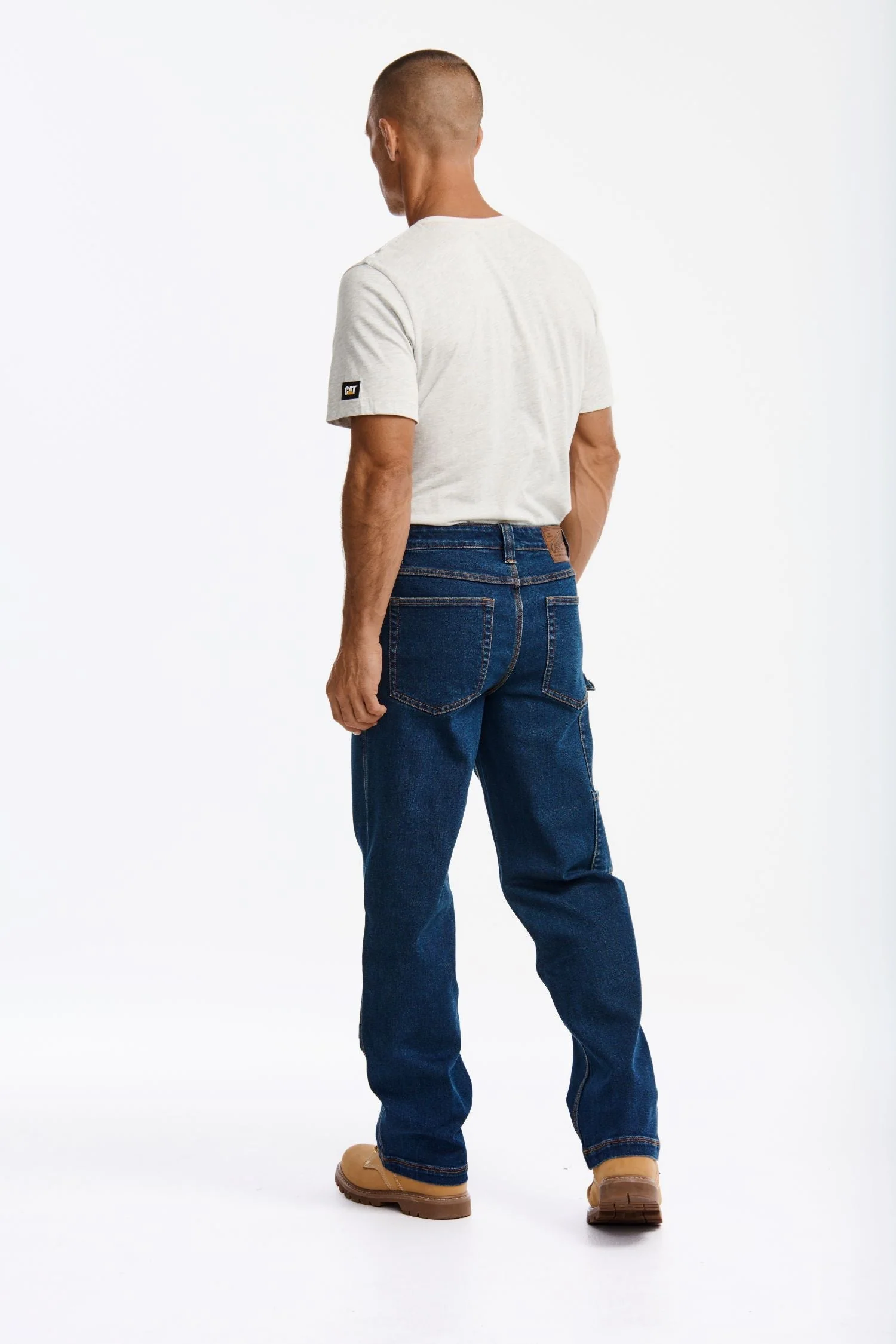 CAT Men's D3 Double Front Relaxed Fit Carpenter Jean - Image 3