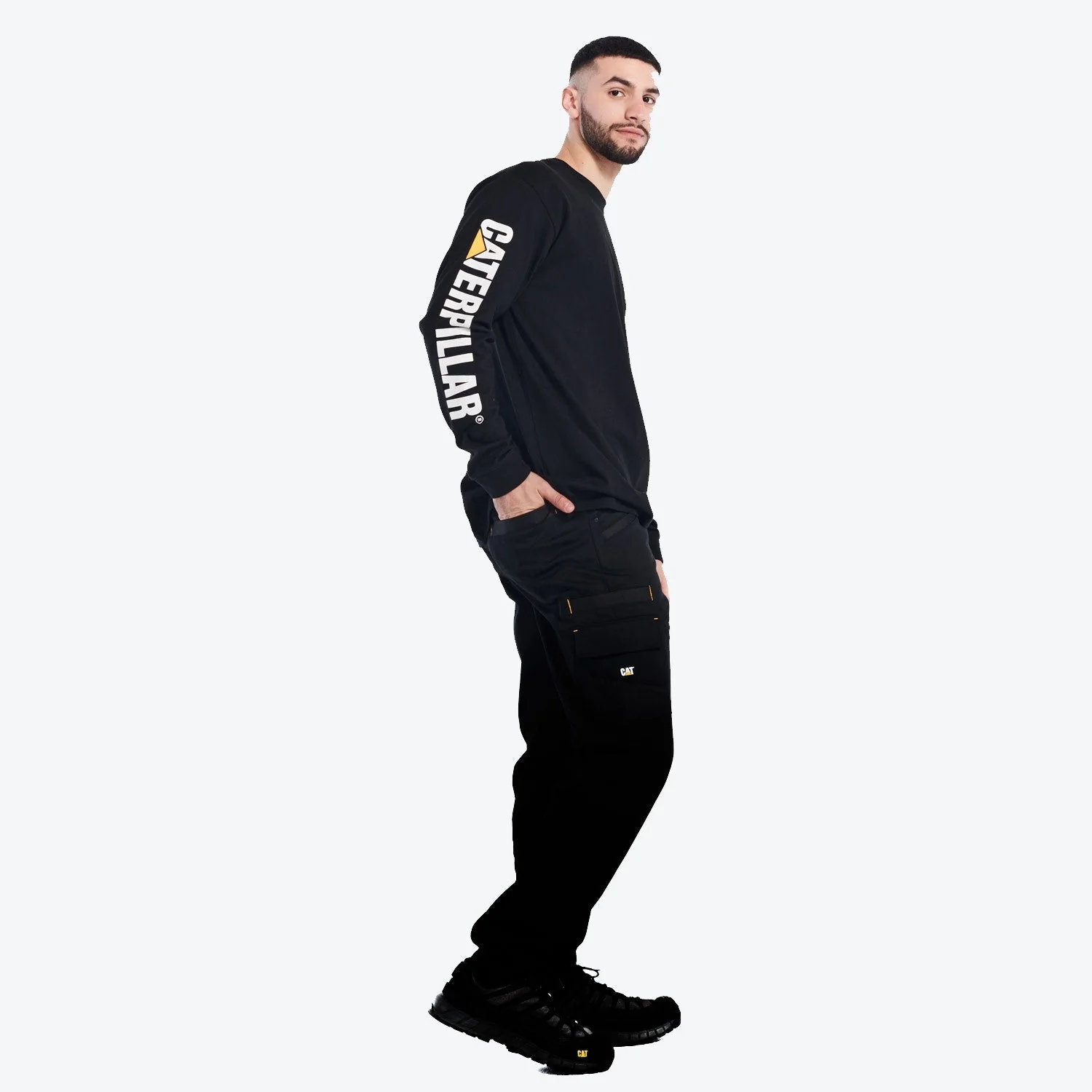 CAT Men's Trademark Banner Long Sleeve Tee - Image 6