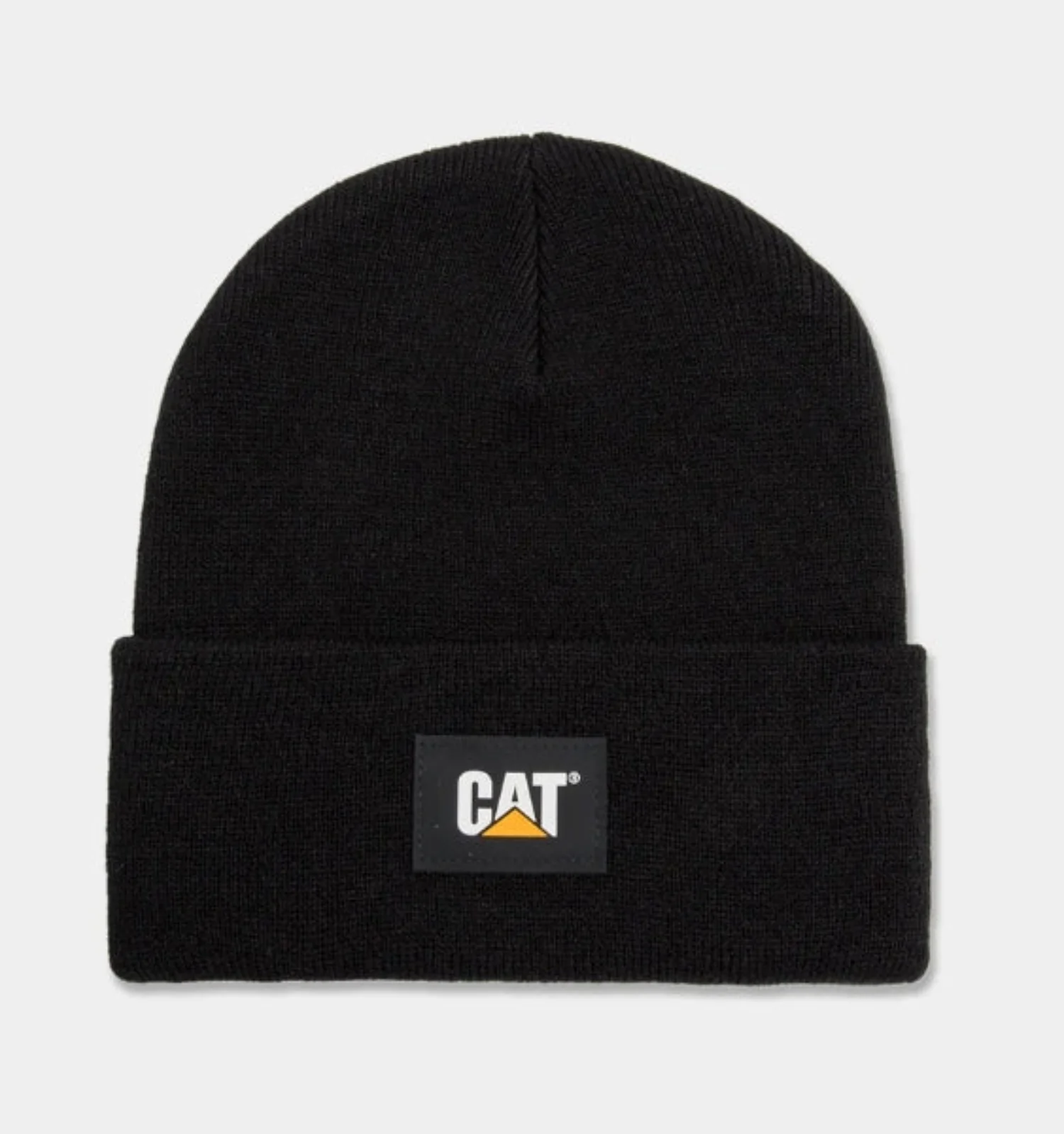 CAT Logo Label Cuff Beanie
