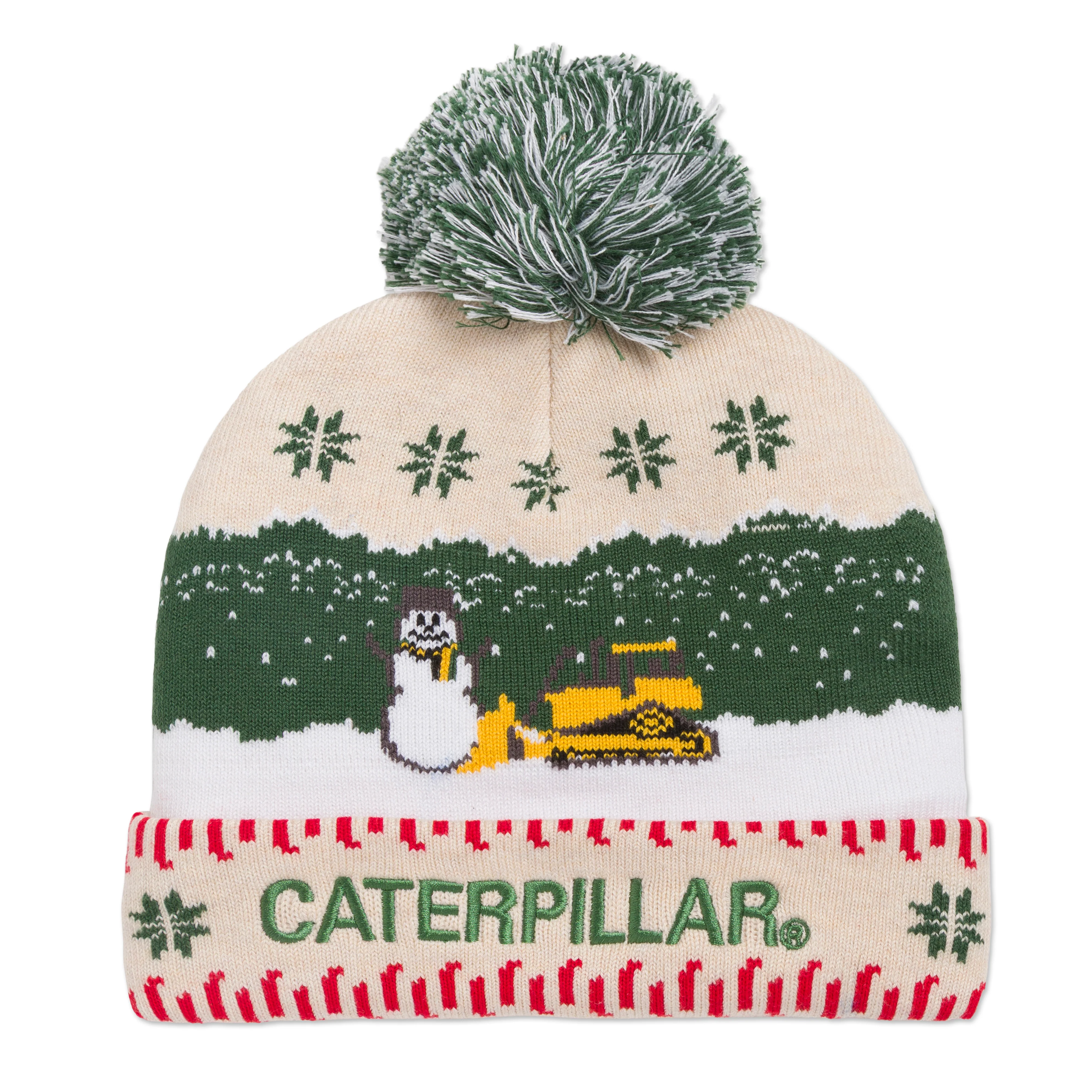 CAT Unisex Snowdozer Christmas Graphic Beanie - Image 3