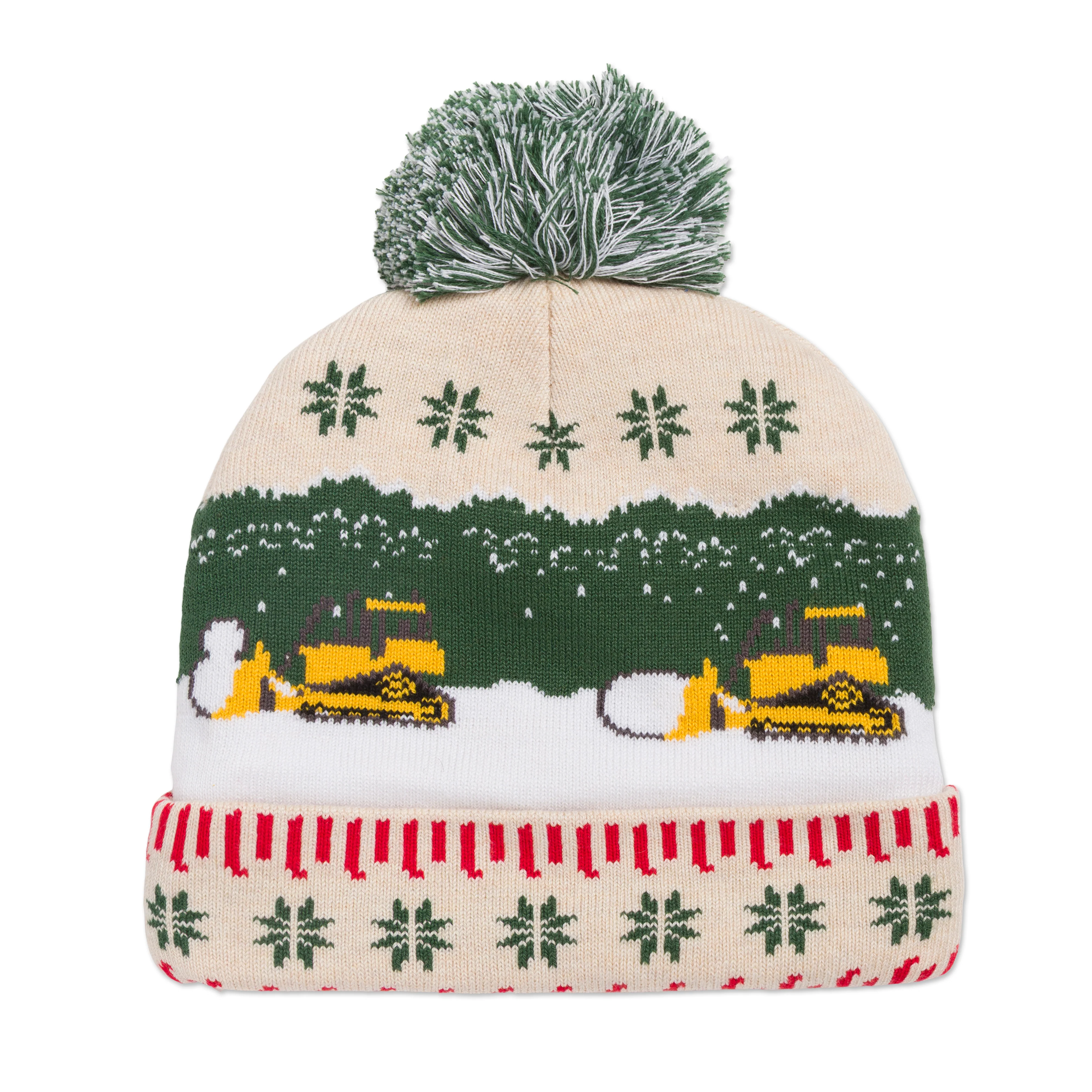 CAT Unisex Snowdozer Christmas Graphic Beanie - Image 4