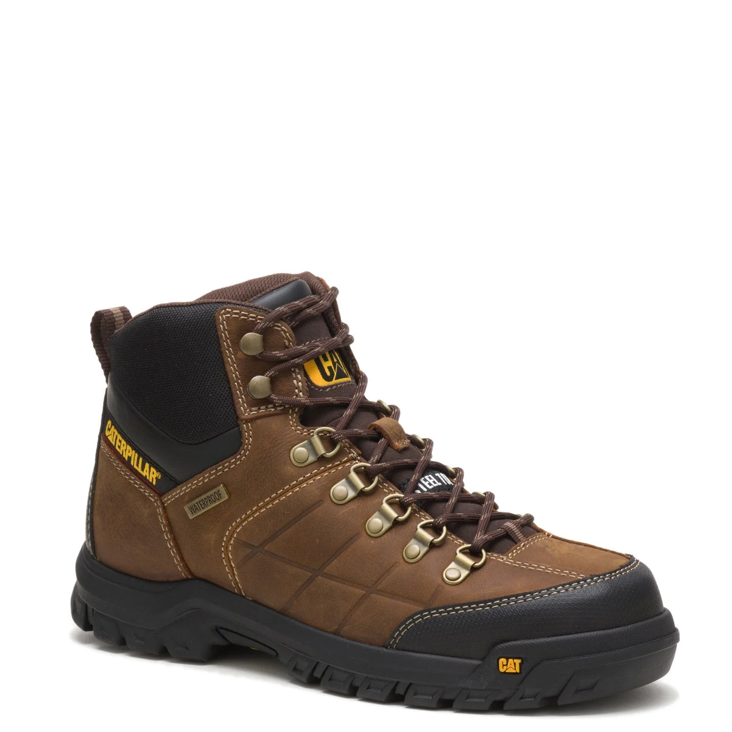 CAT Men's Threshold Waterproof EH 6" Steel Toe Boot - Image 2