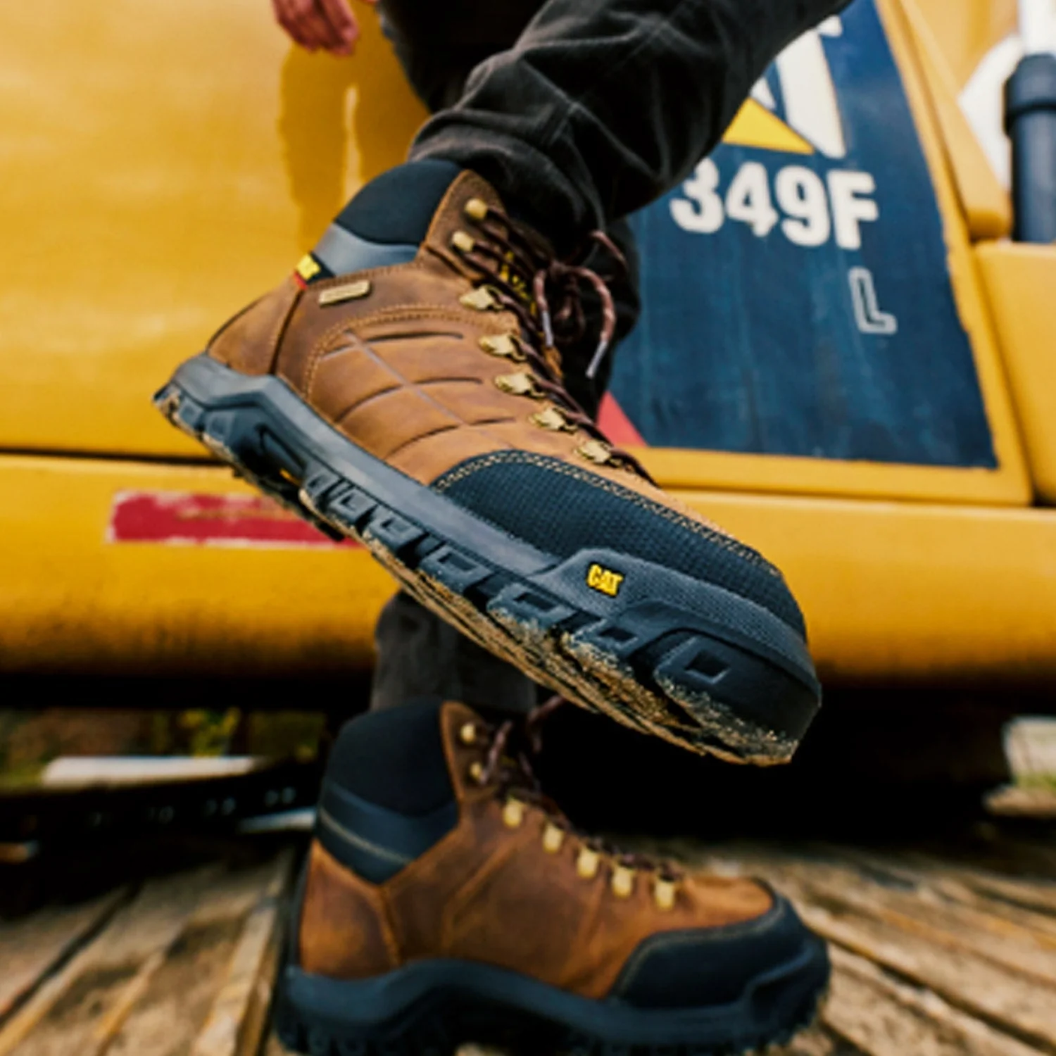 CAT Men's Threshold Waterproof EH 6" Steel Toe Boot - Image 6