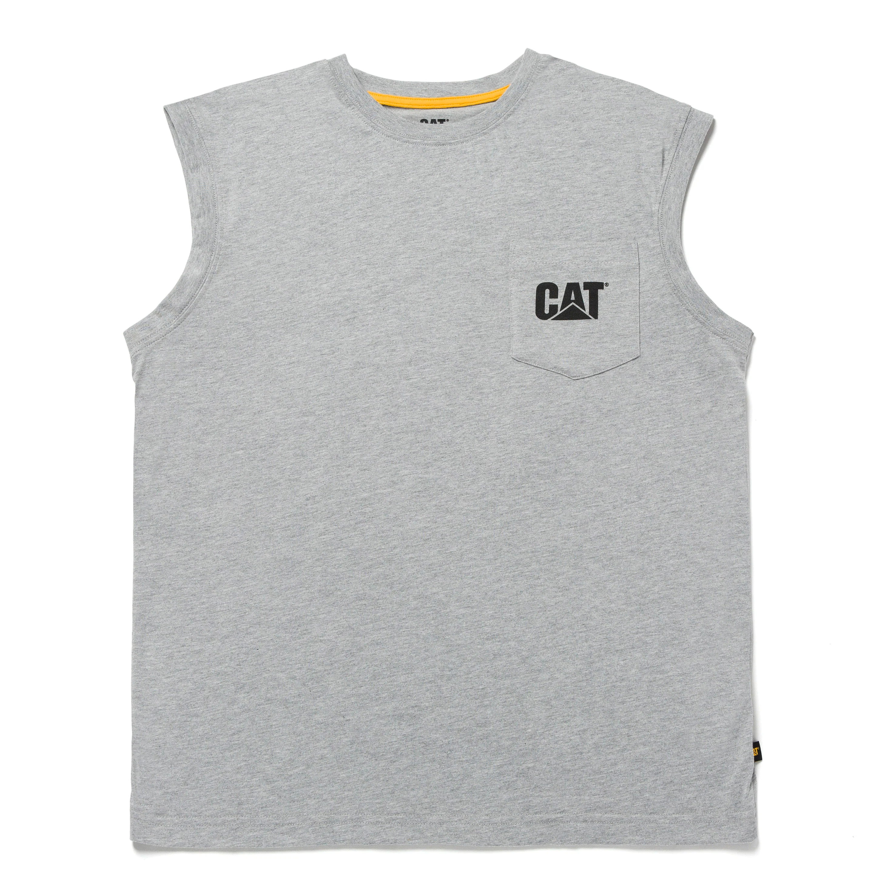 CAT Men's Trademark Sleeveless Pocket Tee - Image 4