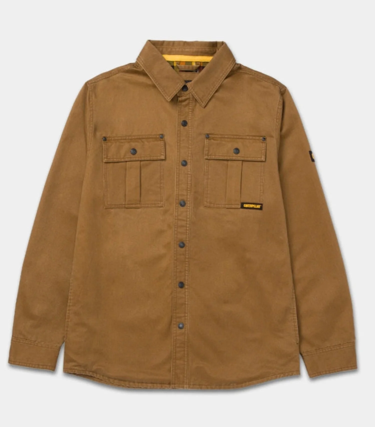 CAT Men's Waxed Cotton Snap-Front Shirt Jacket - Image 2