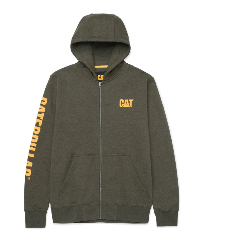 CAT Men's Full Zip Hooded Sweatshirt - Image 5