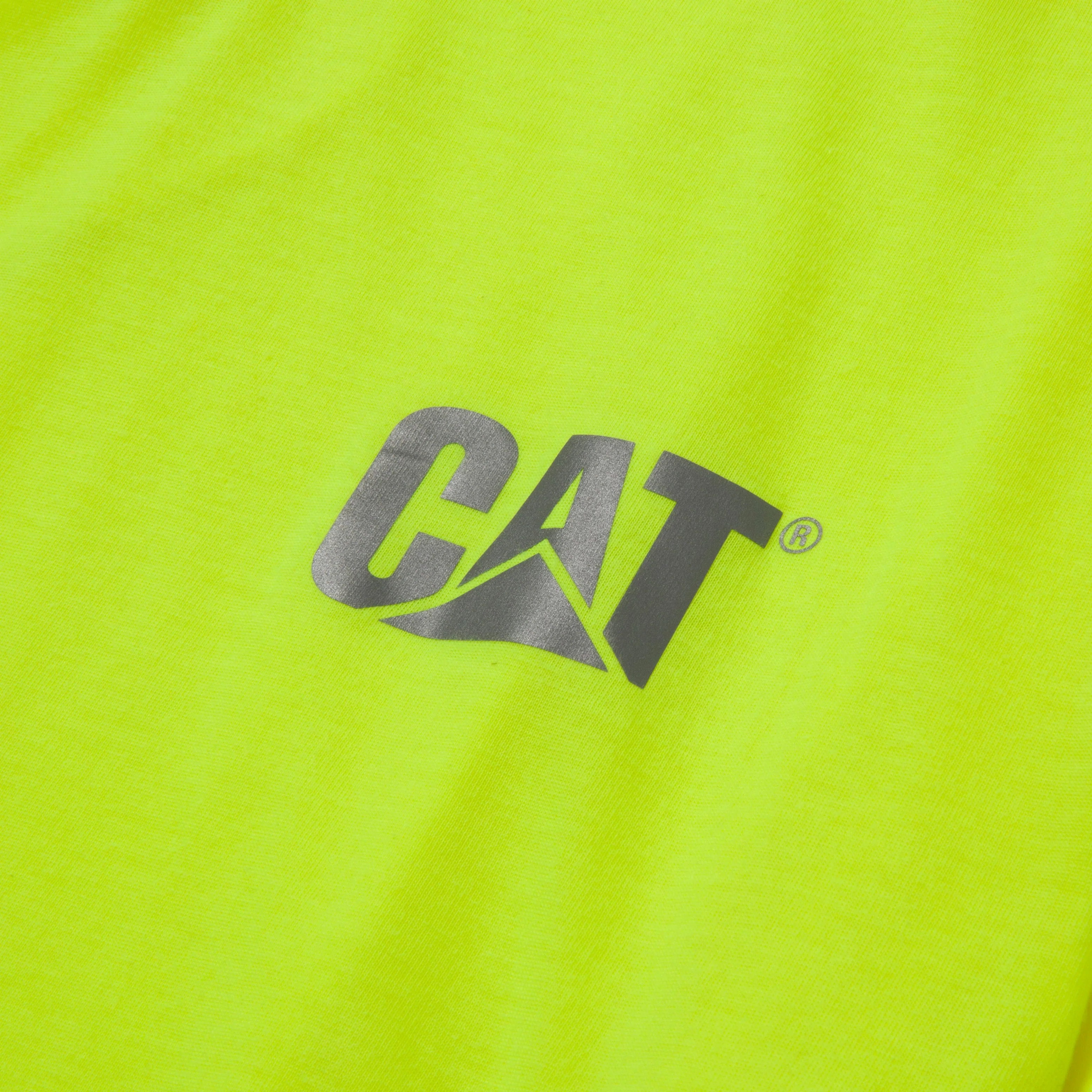 CAT Men's Hi-Vis UPF Hooded Long Sleeve T-Shirt - Image 6