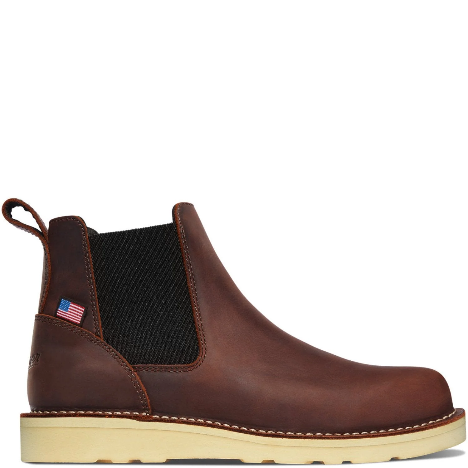 Danner Men's Bull Run 6" EH Steel Toe Chelsea Wedge Boot
