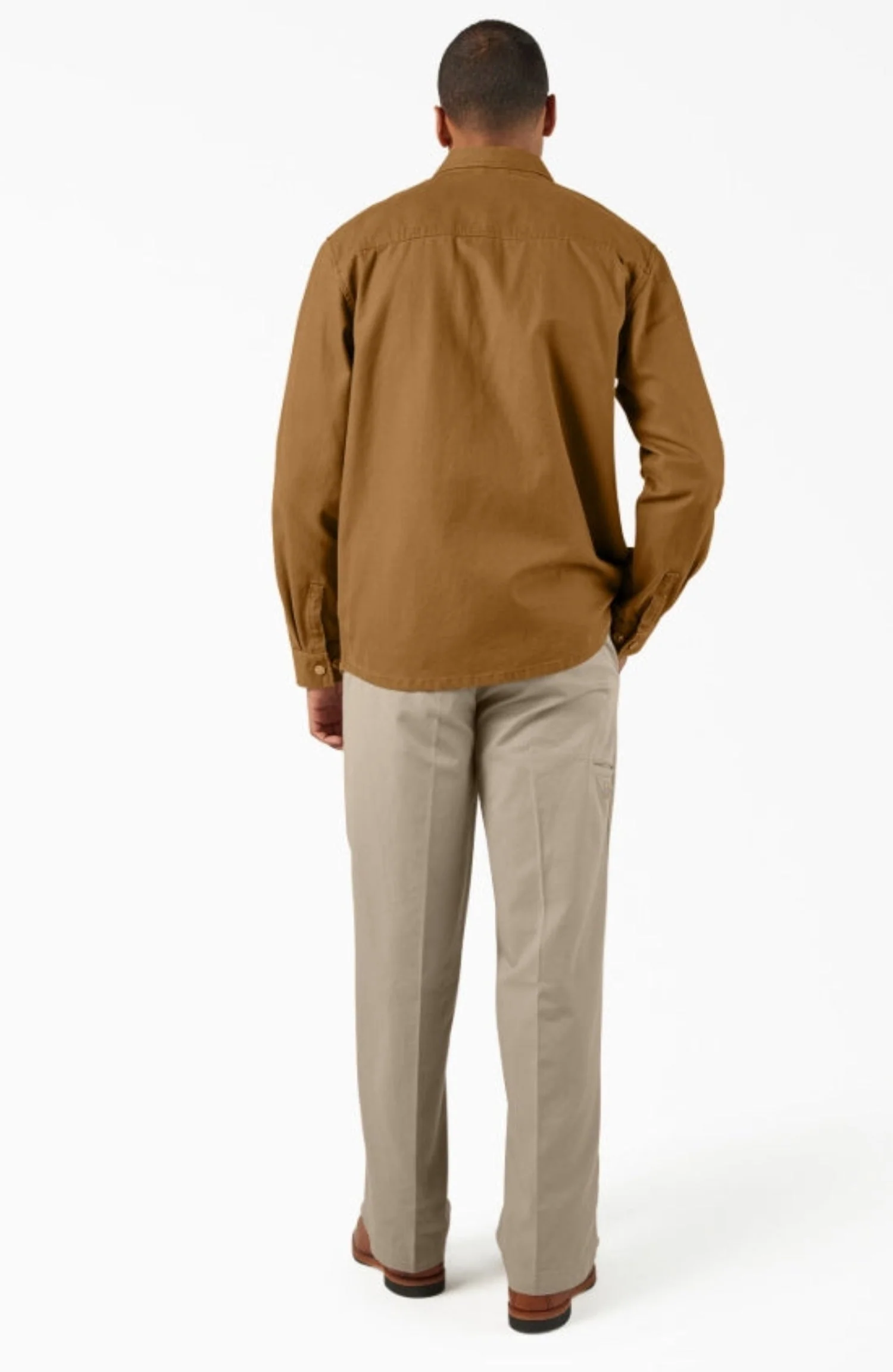 Dickies Men's Duck Brushed Cotton Snap-Front Shirt Jac - Image 5