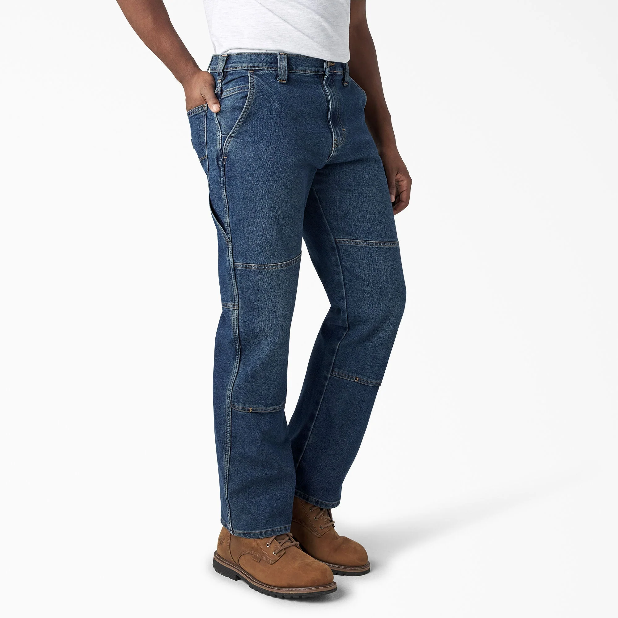 Dickies Men's FLEX Relaxed Fit Double Knee Jean - Image 11