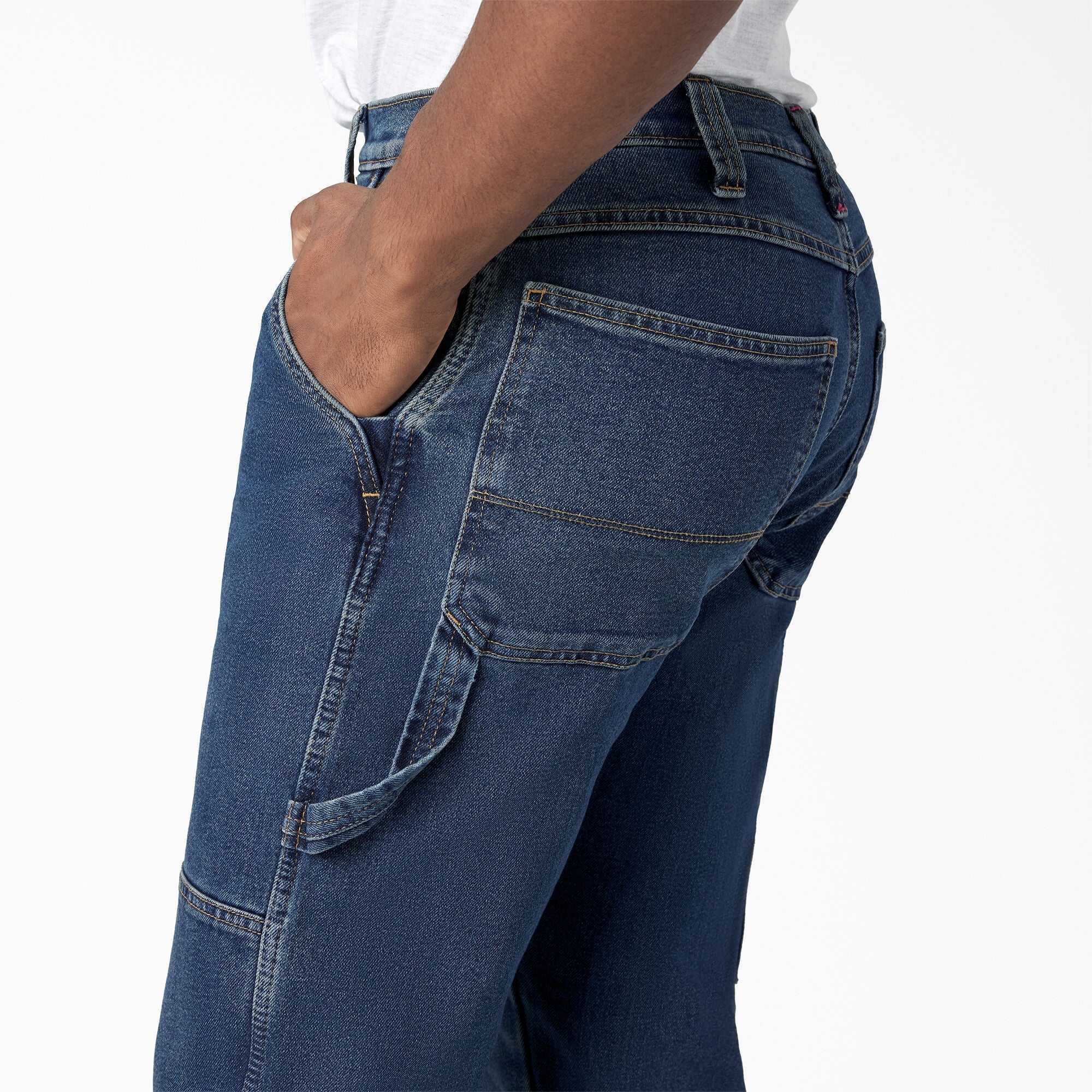 Dickies Men's FLEX Relaxed Fit Double Knee Jean - Image 14