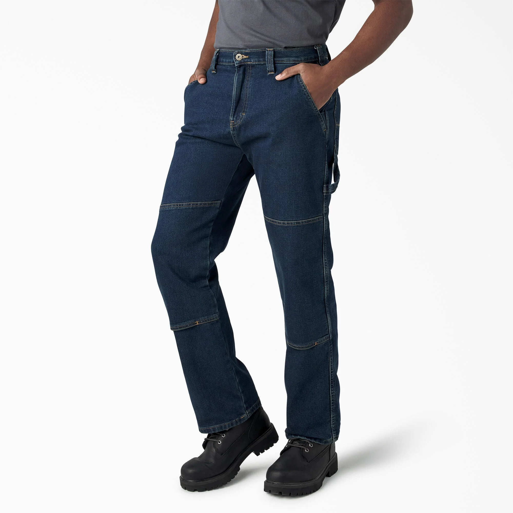 Dickies Men's FLEX Relaxed Fit Double Knee Jean - Image 3