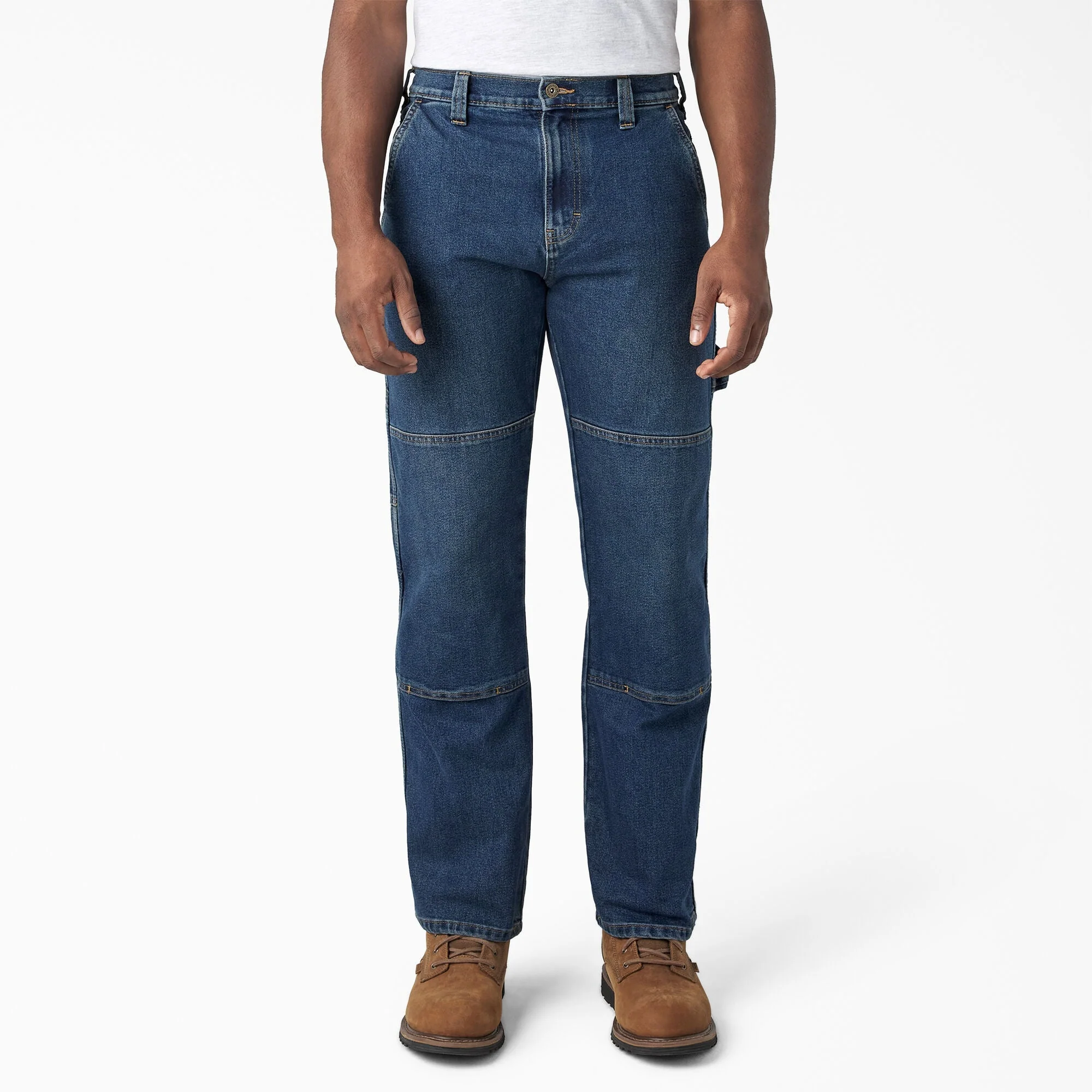 Dickies Men's FLEX Relaxed Fit Double Knee Jean - Image 8