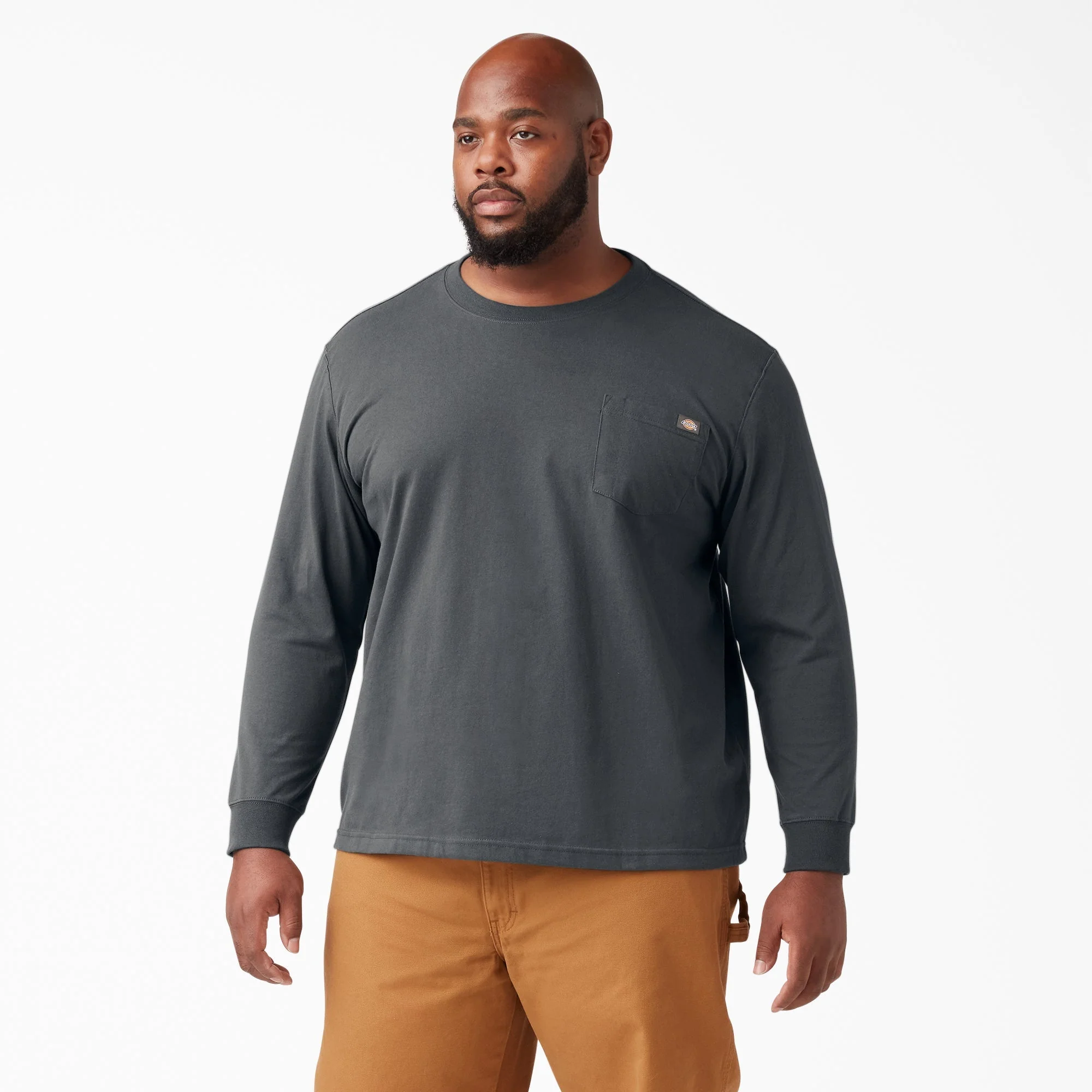 Dickies Men's Heavyweight Long Sleeve Crew Neck T-Shirt - Image 10