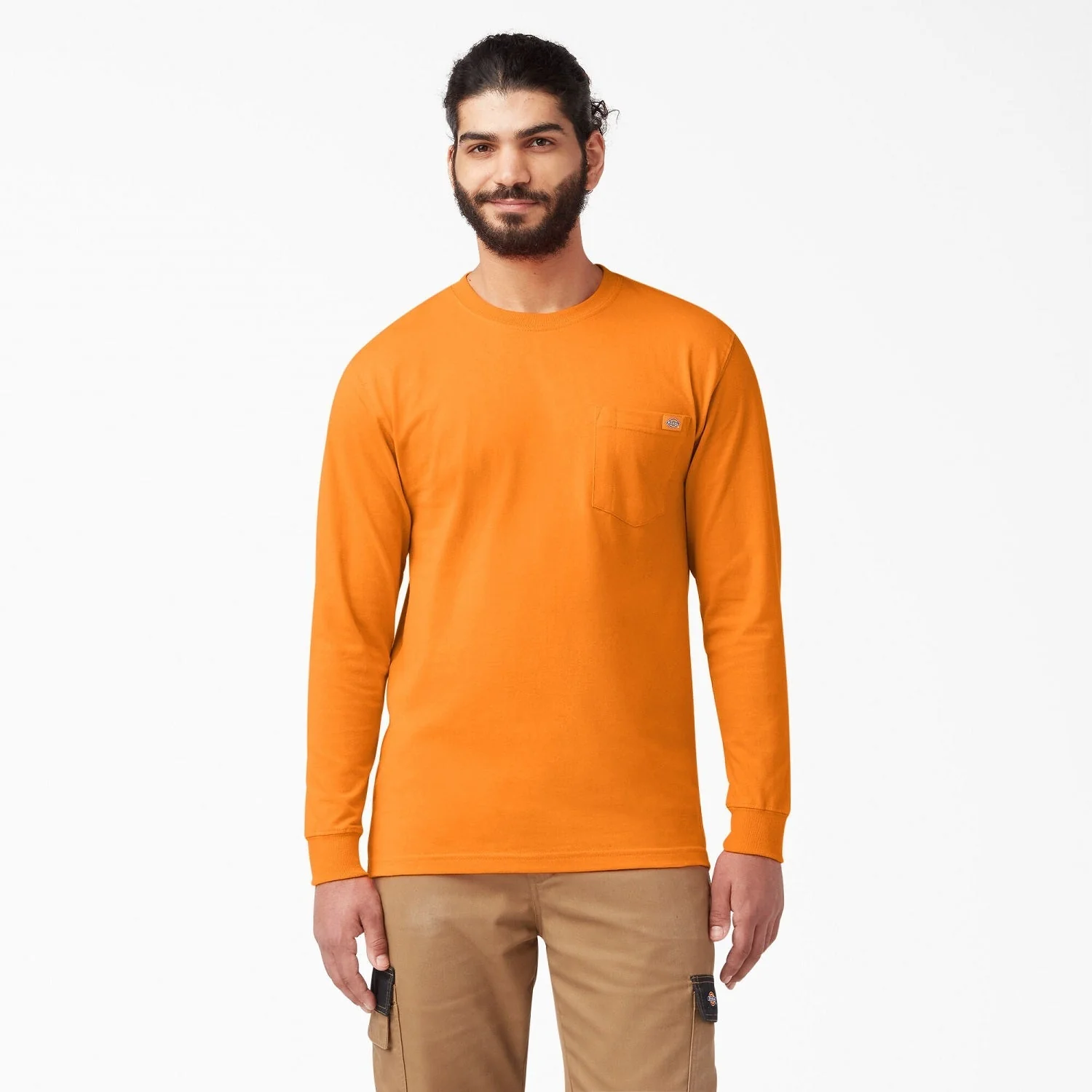 Dickies Men's Heavyweight Long Sleeve Crew Neck T-Shirt - Image 29