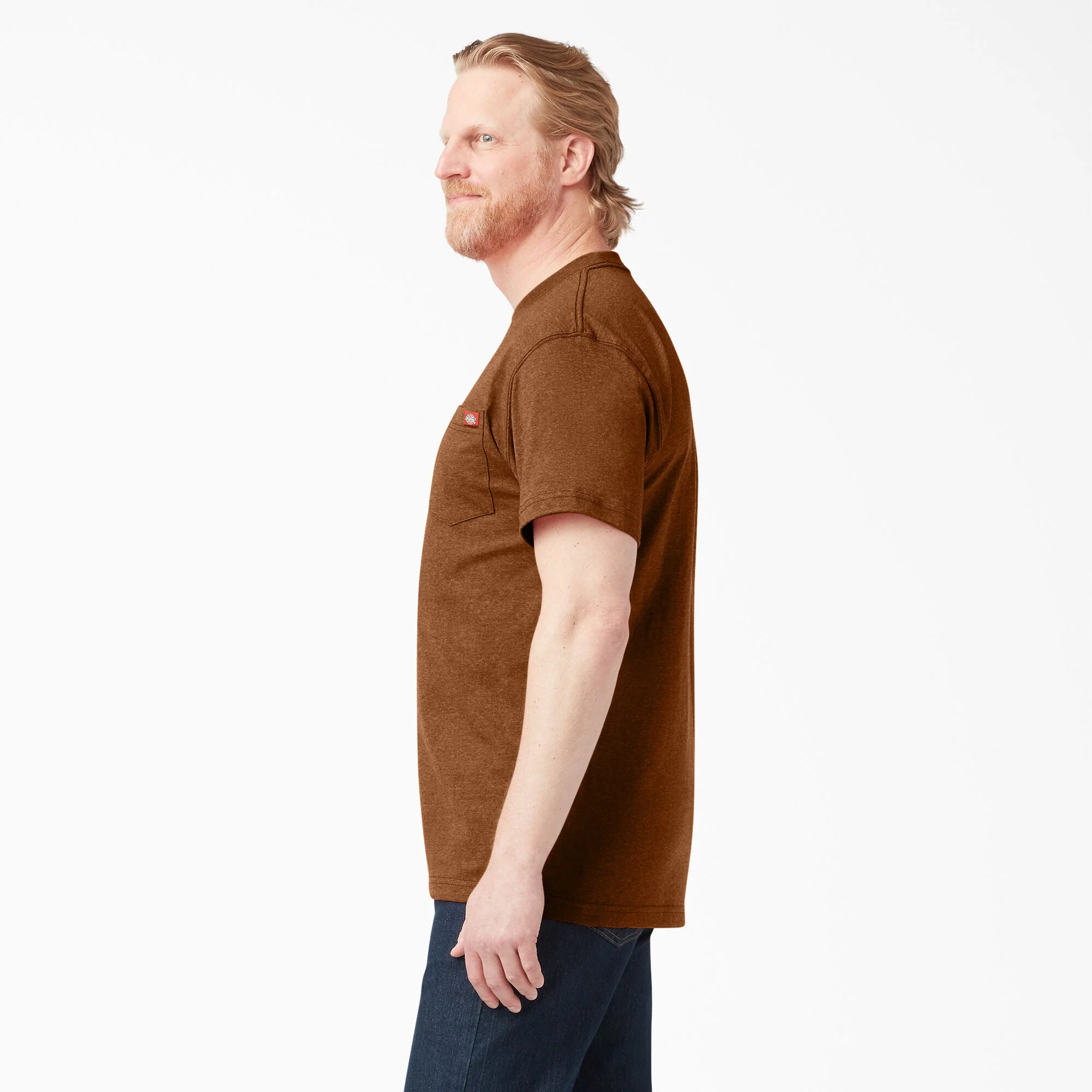 Dickies Men's Heavyweight Heathered Short Sleeve Pocket T-Shirt - Image 10