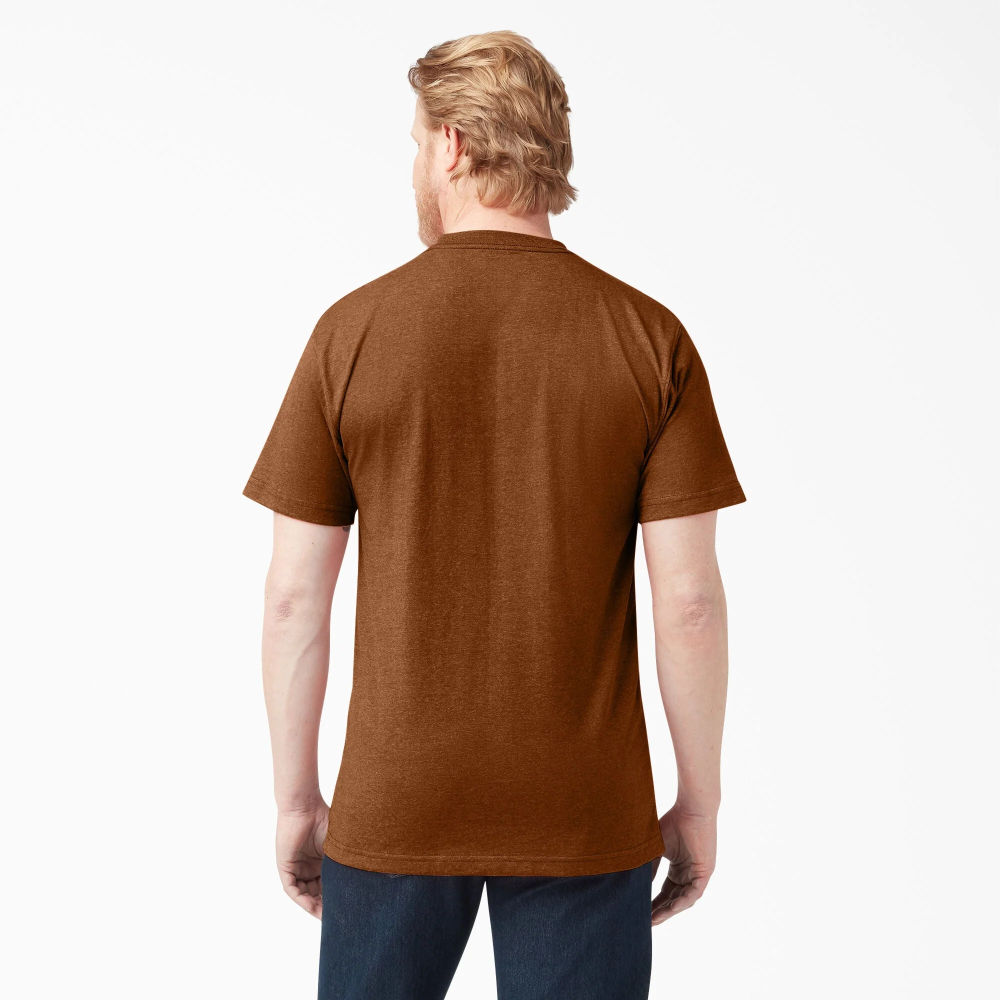 Dickies Men's Heavyweight Heathered Short Sleeve Pocket T-Shirt - Image 11