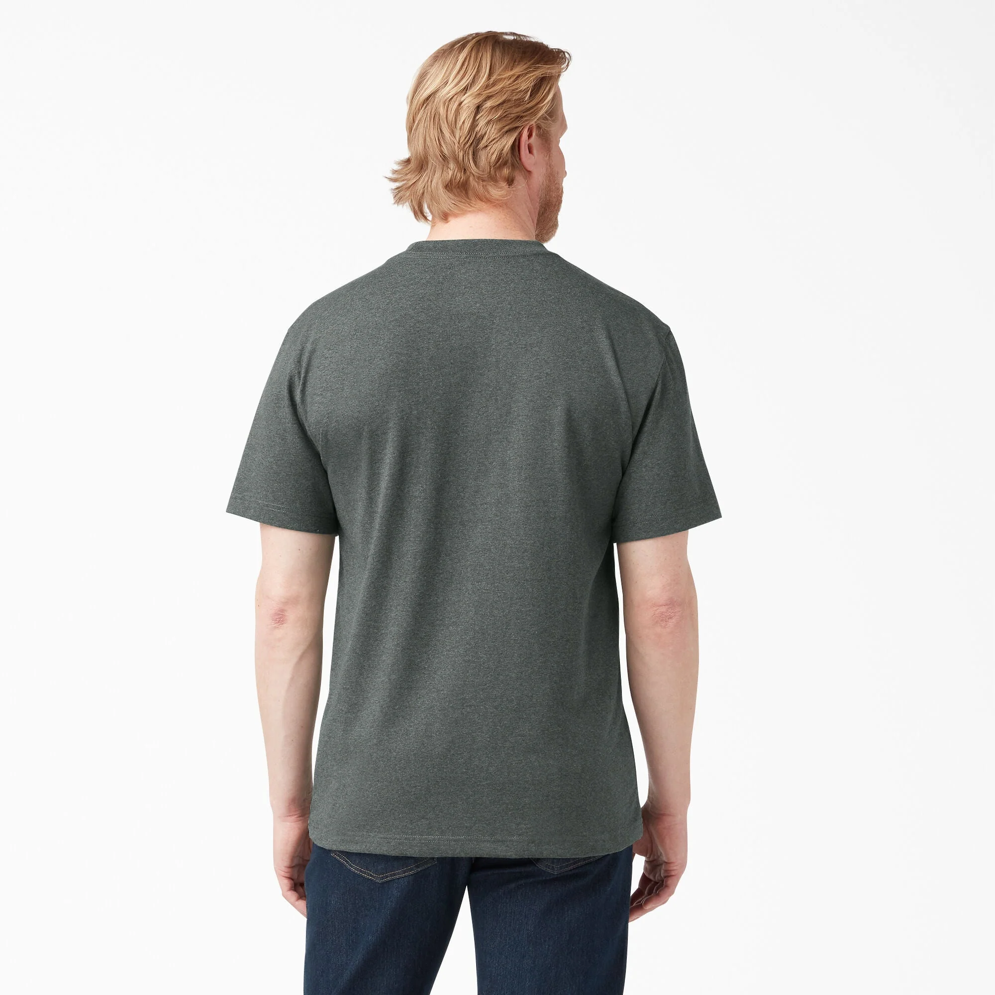 Dickies Men's Heavyweight Heathered Short Sleeve Pocket T-Shirt - Image 14