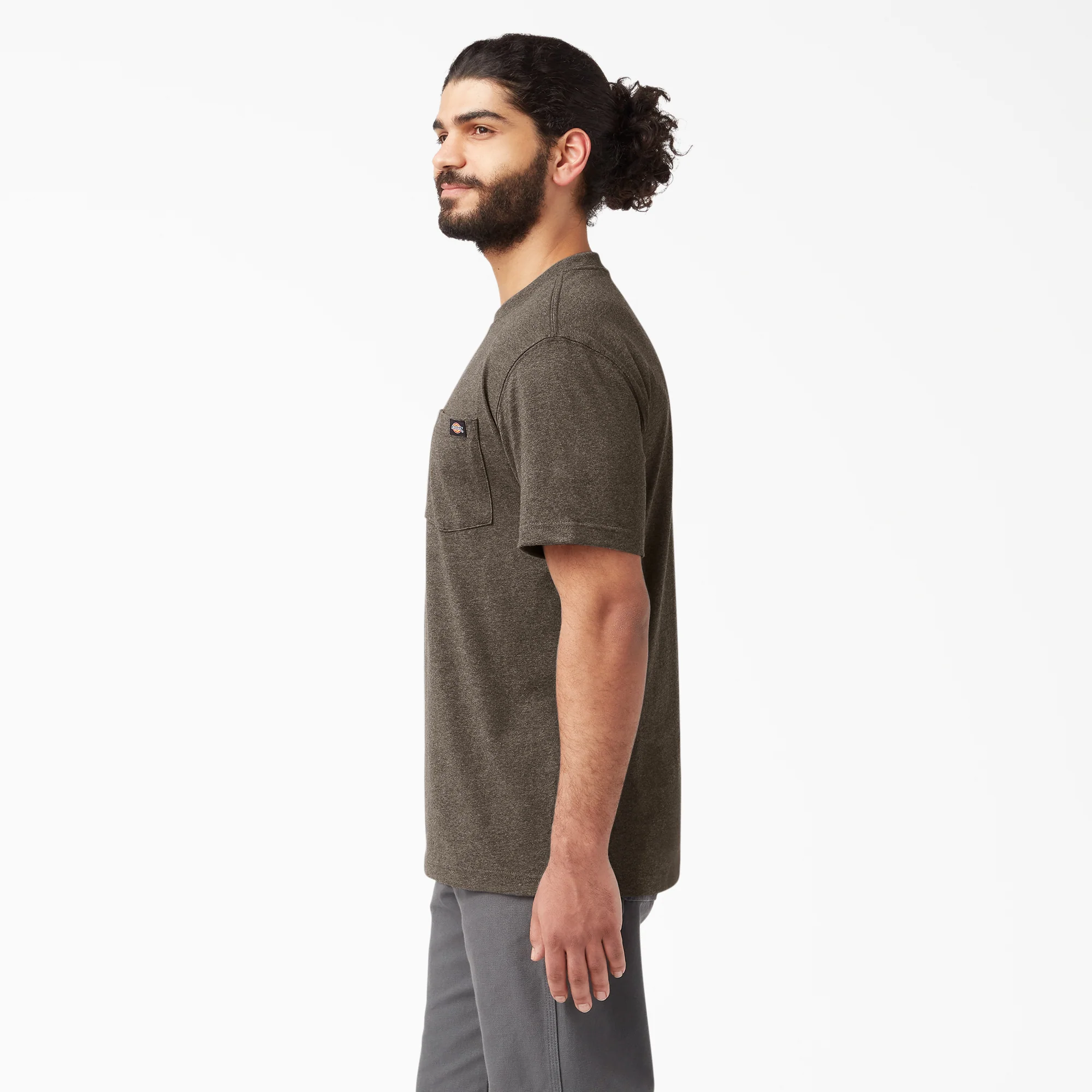 Dickies Men's Heavyweight Heathered Short Sleeve Pocket T-Shirt - Image 15