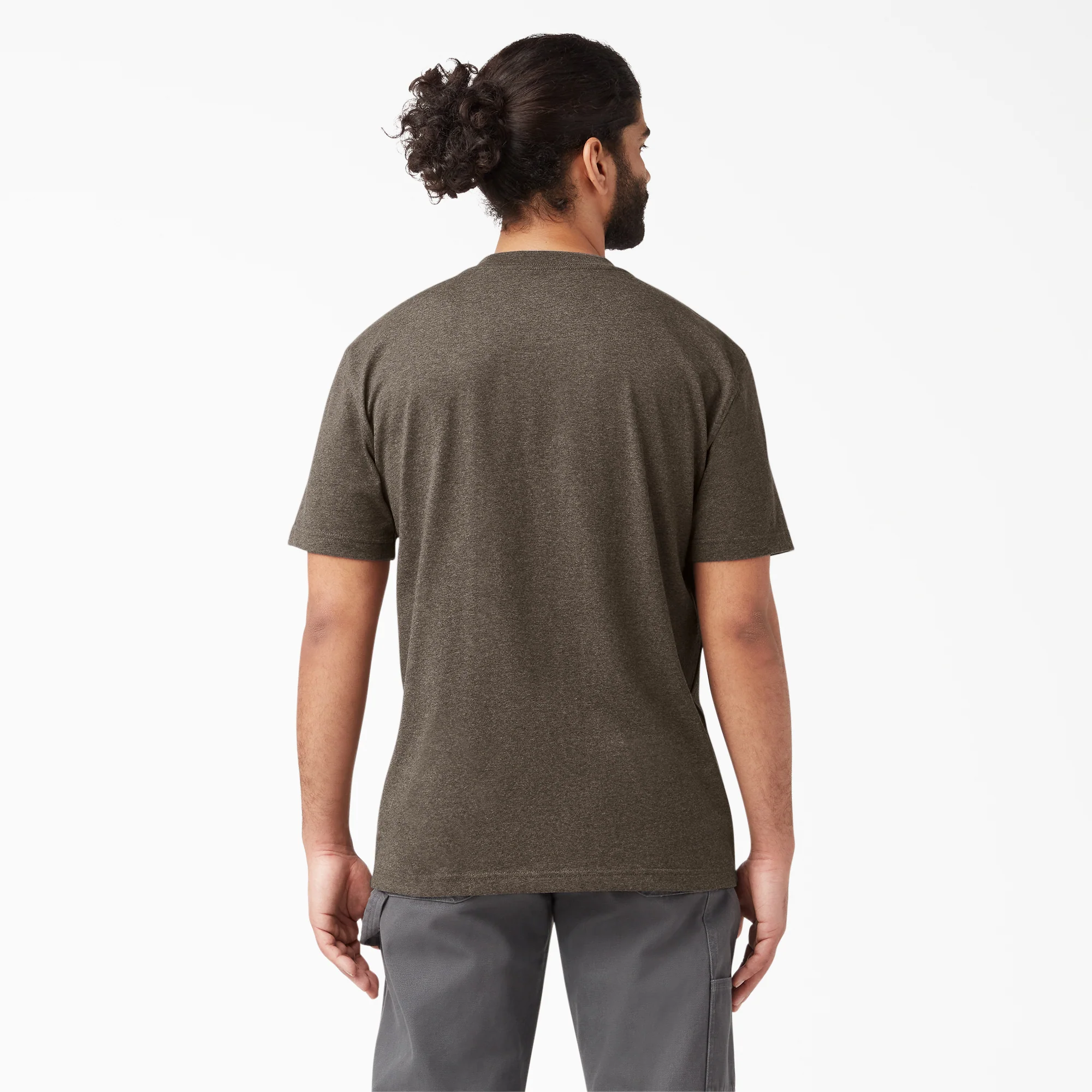 Dickies Men's Heavyweight Heathered Short Sleeve Pocket T-Shirt - Image 16