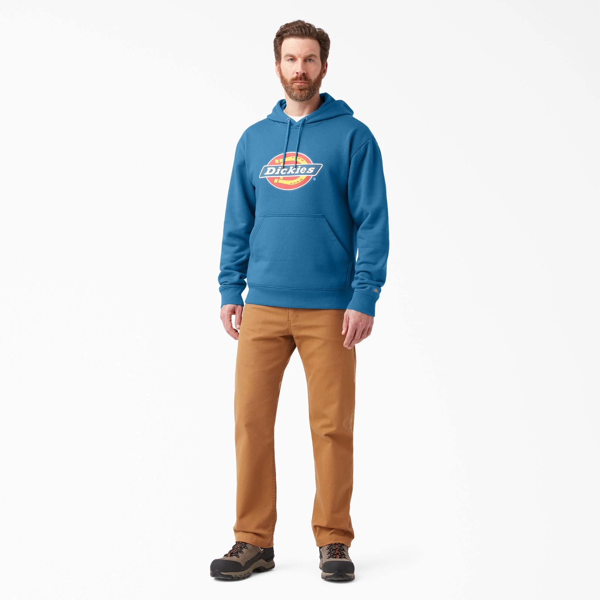 Dickies Men's Tri-Color Logo Knit Fleece Hoodie - Image 2