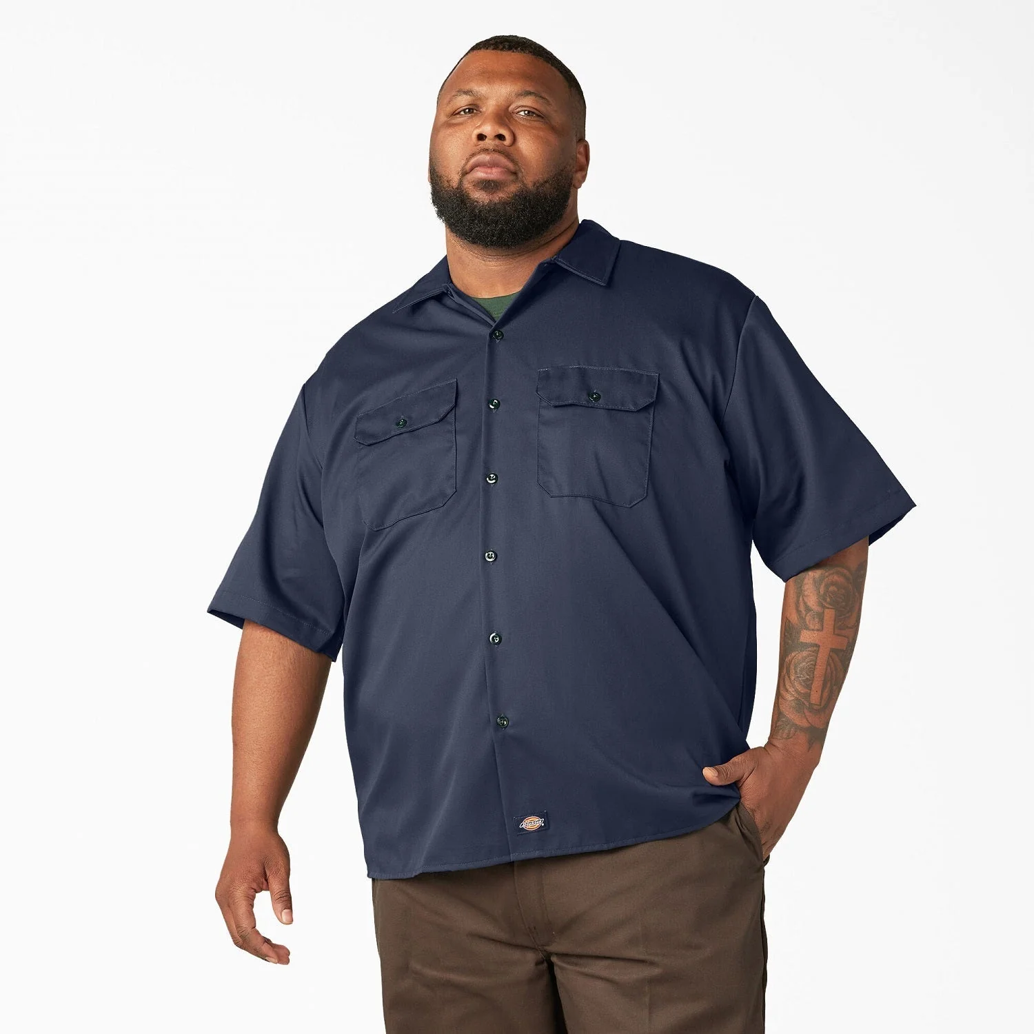 Dickies Men's Short Sleeve Work Shirt - Image 35