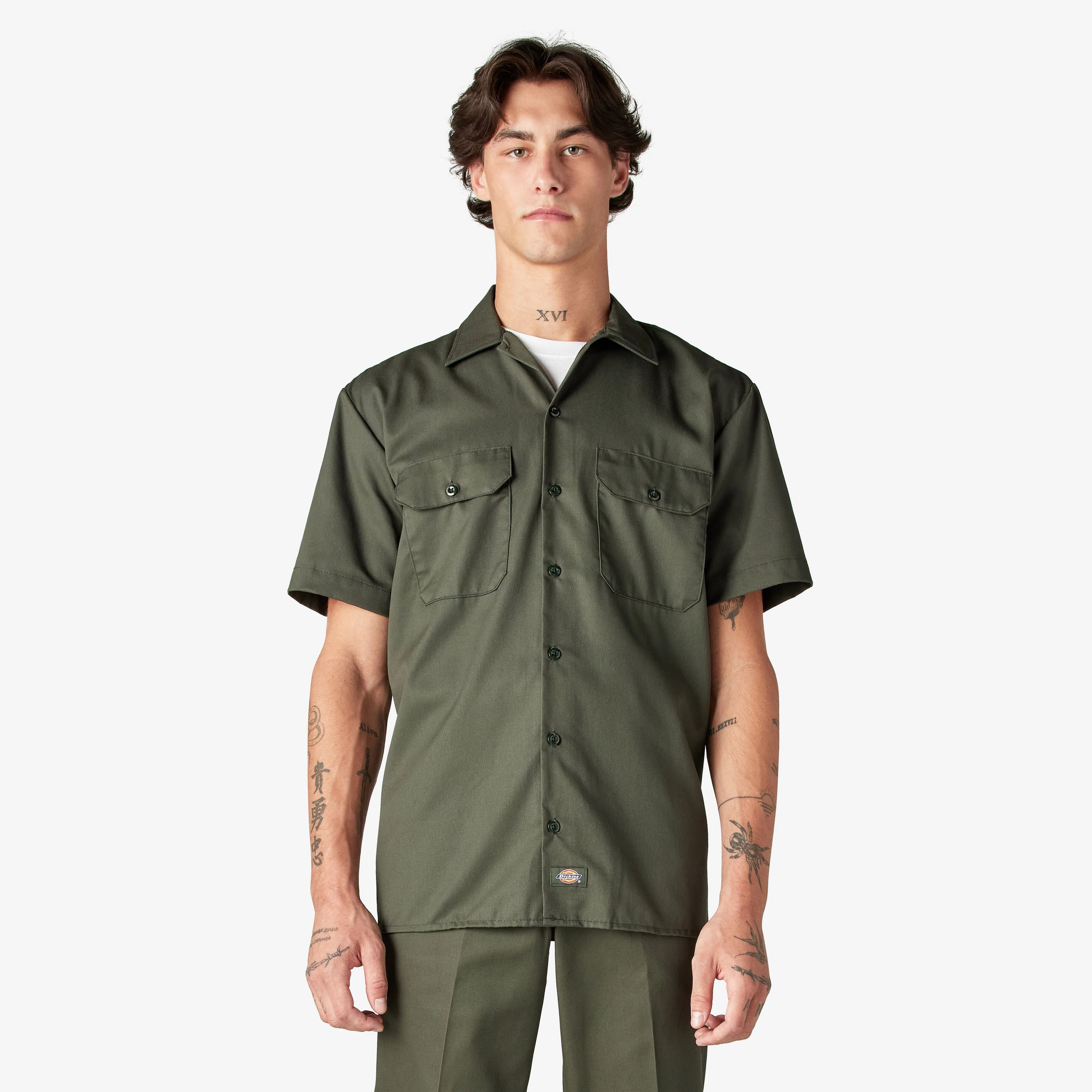 Dickies Men's Short Sleeve Work Shirt - Image 38