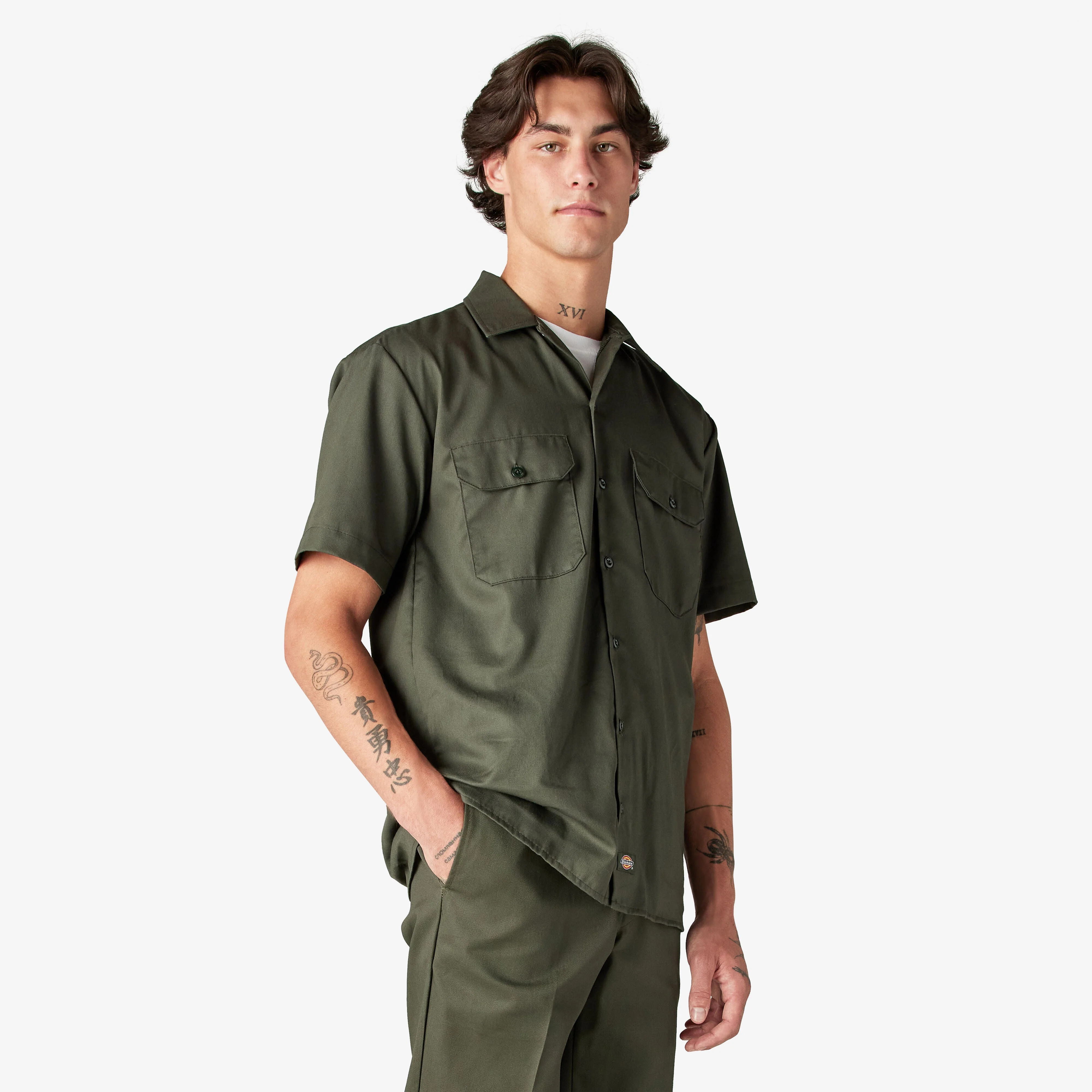 Dickies Men's Short Sleeve Work Shirt - Image 39