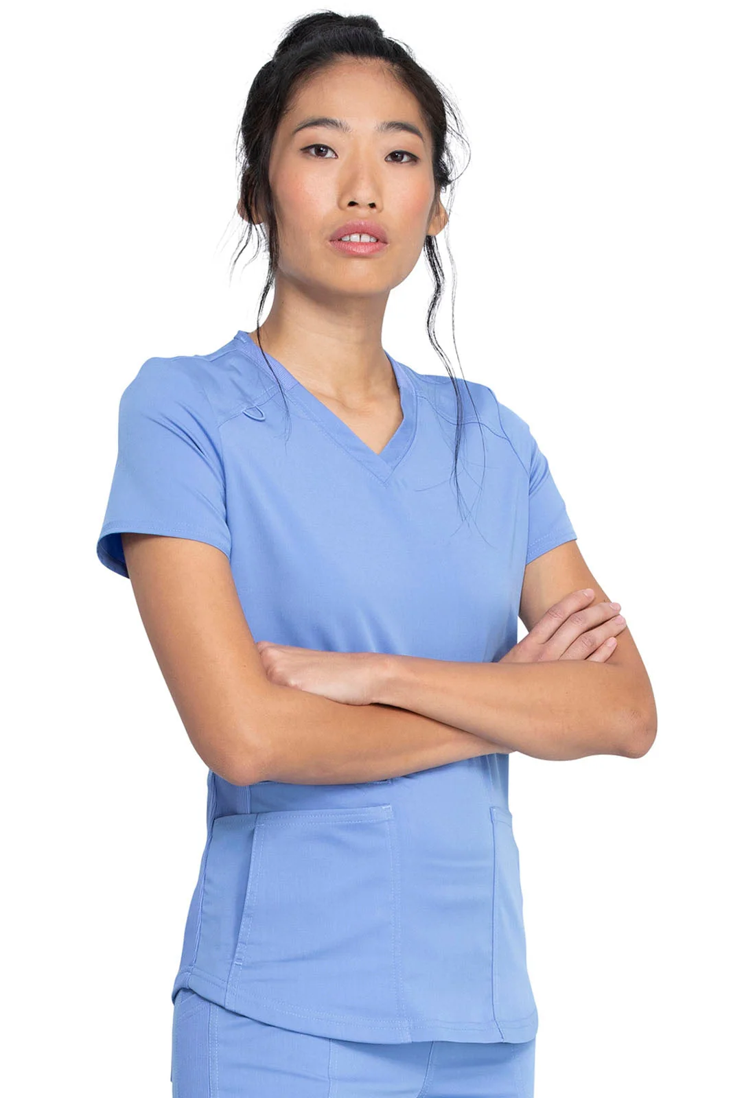 Dickies Women's V-Neck Scrub Top - Image 6