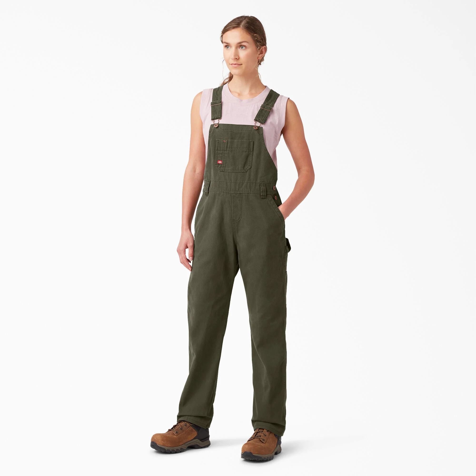 Dickies Women's Relaxed Fit Bib Overall - Image 12