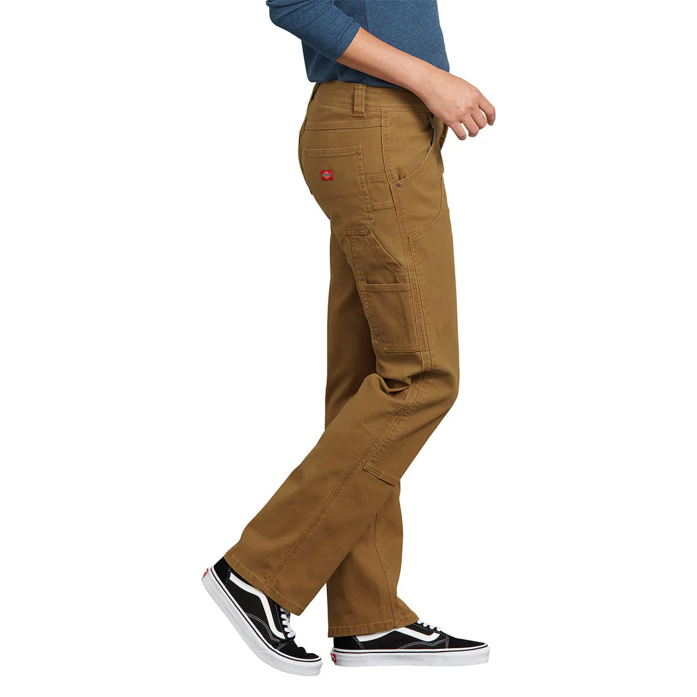 Dickies Women's Washed Stretch Double-Front Carpenter Pant - Image 3